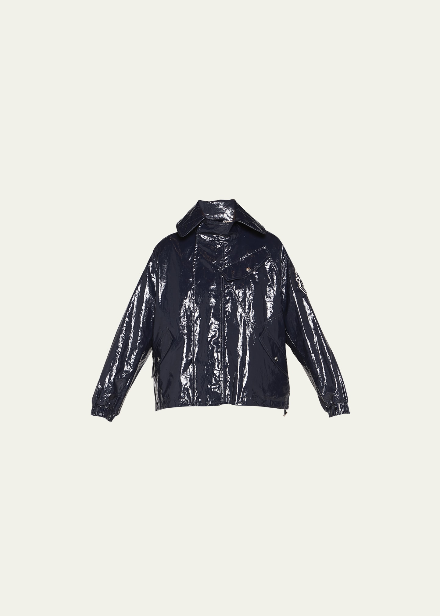 Moncler Genius X Jw Anderson Lochinagar Jacket In Dark Blue