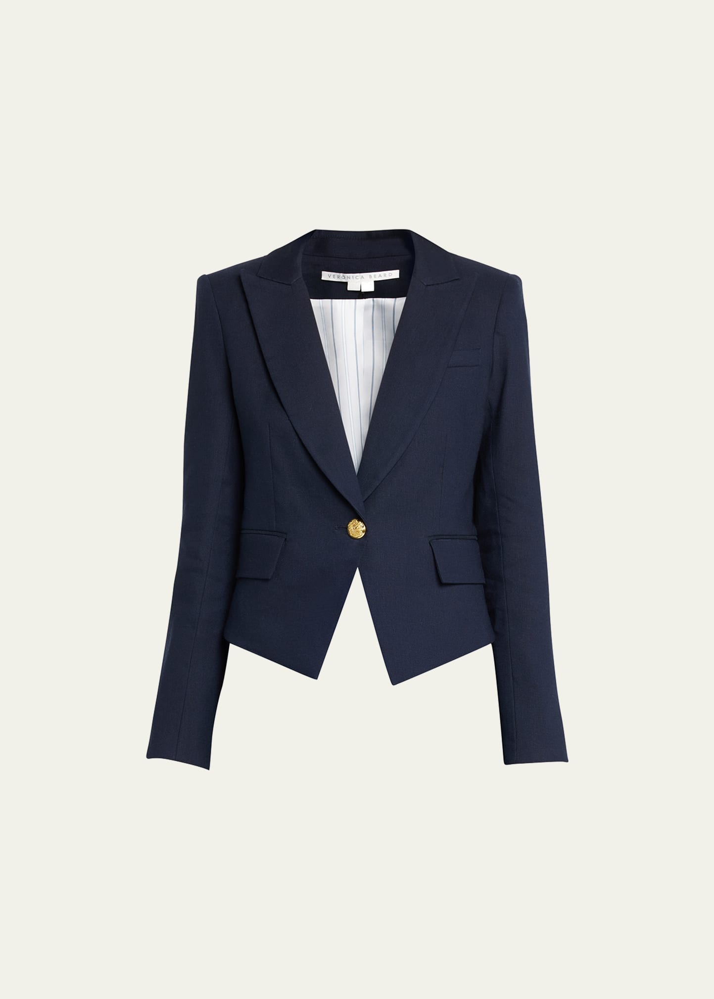 Veronica Beard Hosanna Dickey Jacket In Navy