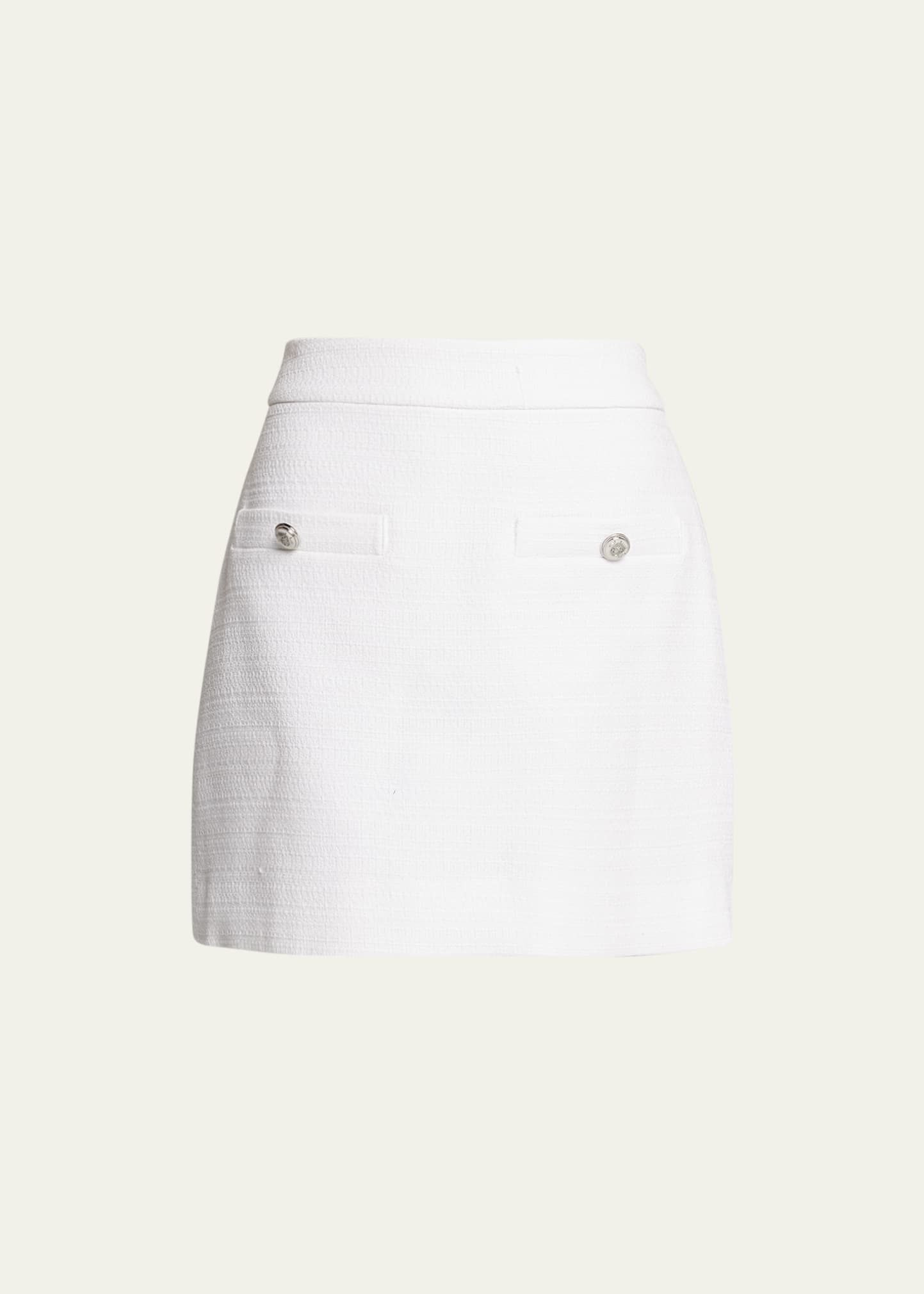 Veronica Beard Emar Mini Skirt In White