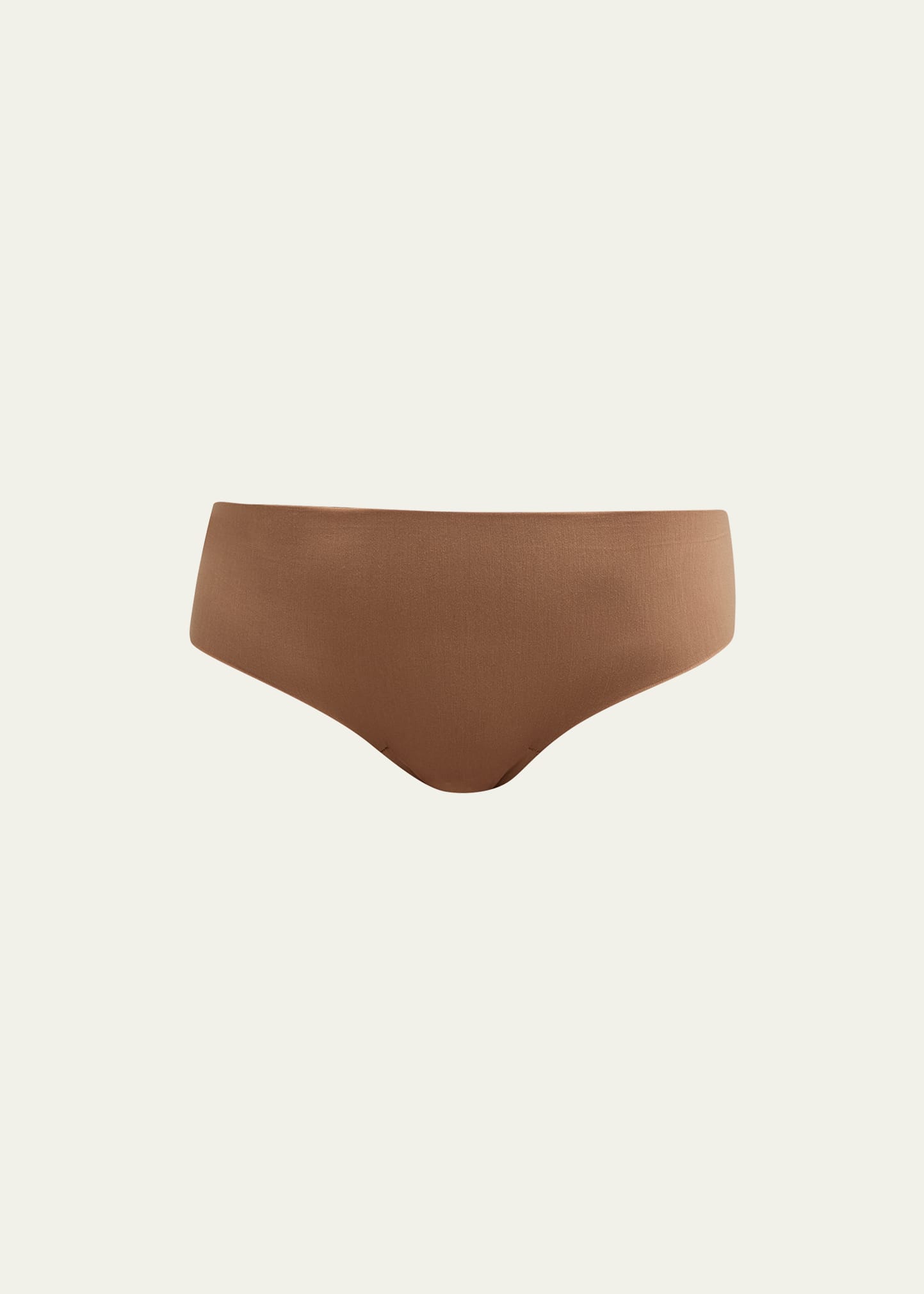 Shop Commando Butter Mid-rise Bikini Briefs In Toffee