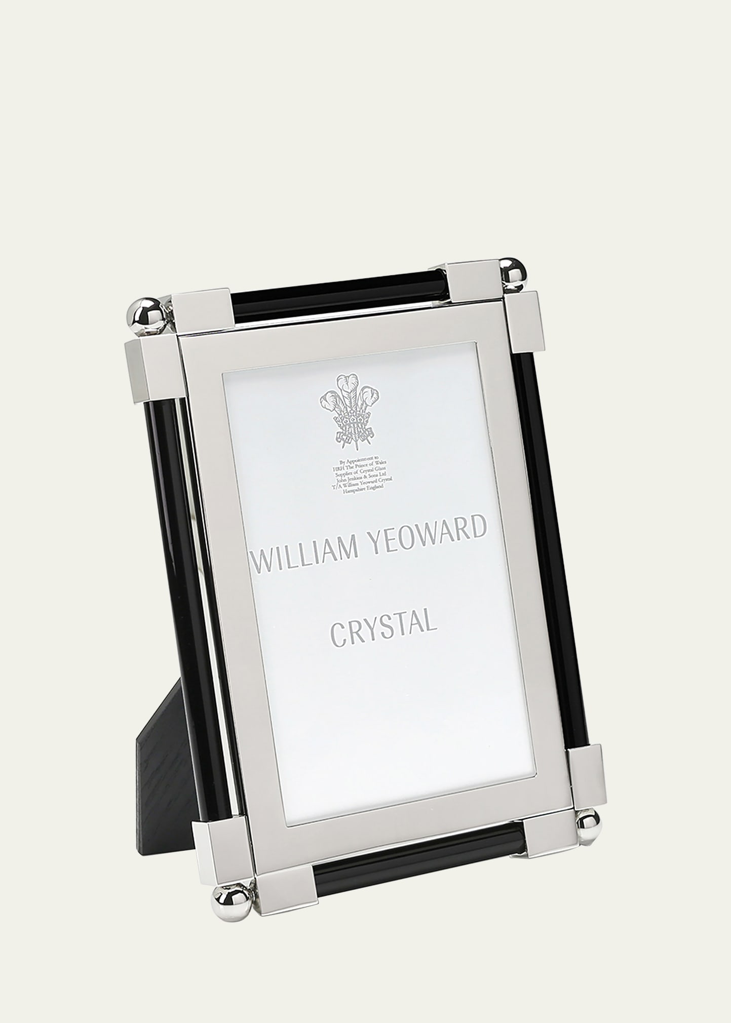 William Yeoward Crystal New Classic Black Frame, 4 X 6