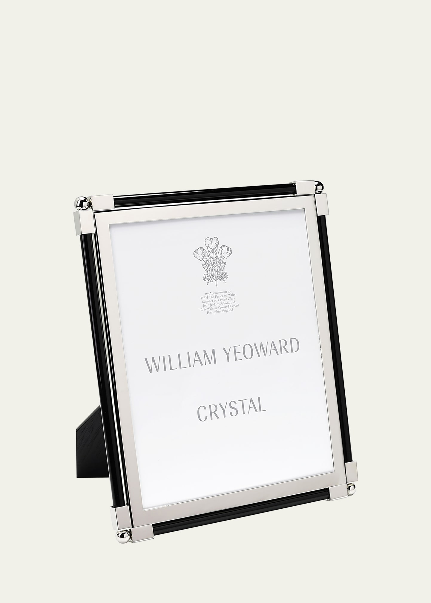 William Yeoward Crystal New Classic Black Frame, 8 X 10