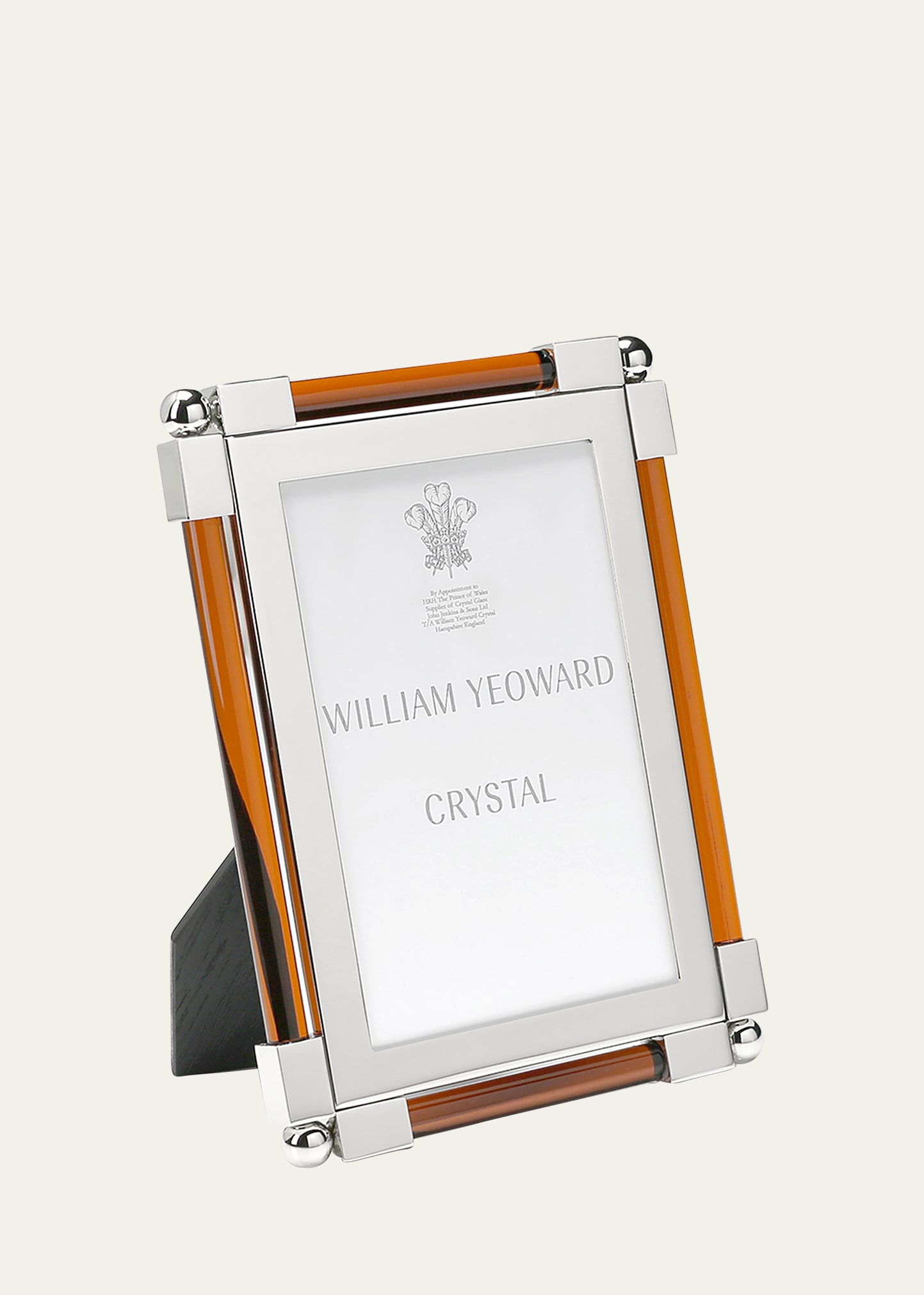 William Yeoward Crystal New Classic Amber Frame, 4 X 6