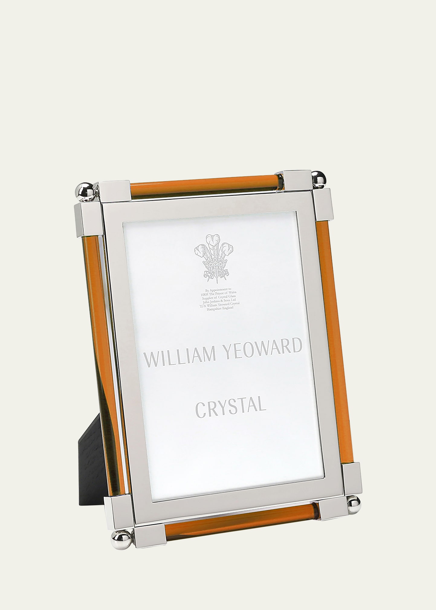 William Yeoward Crystal New Classic Amber Frame, 5 X 7