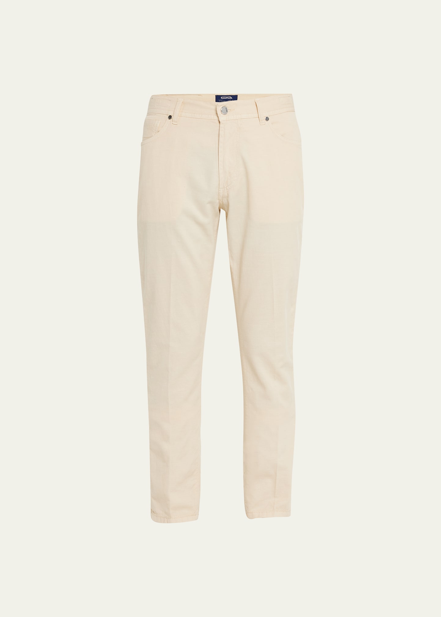 Men's Cotton-Linen 5-Pocket Pants