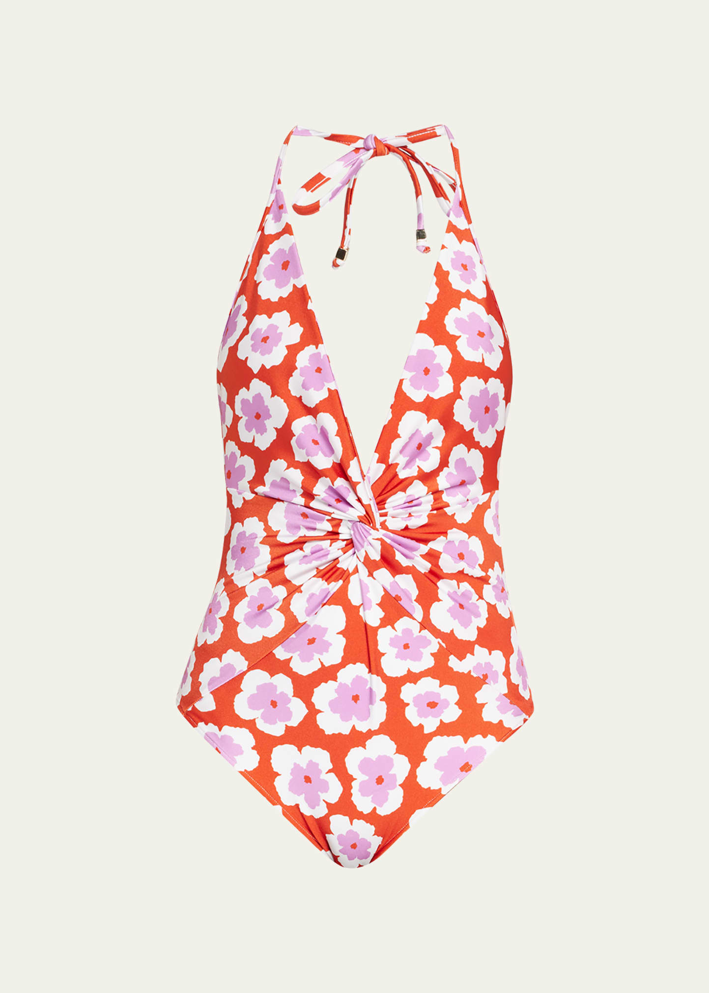 Windflower Plunge One-Piece Swimsuit