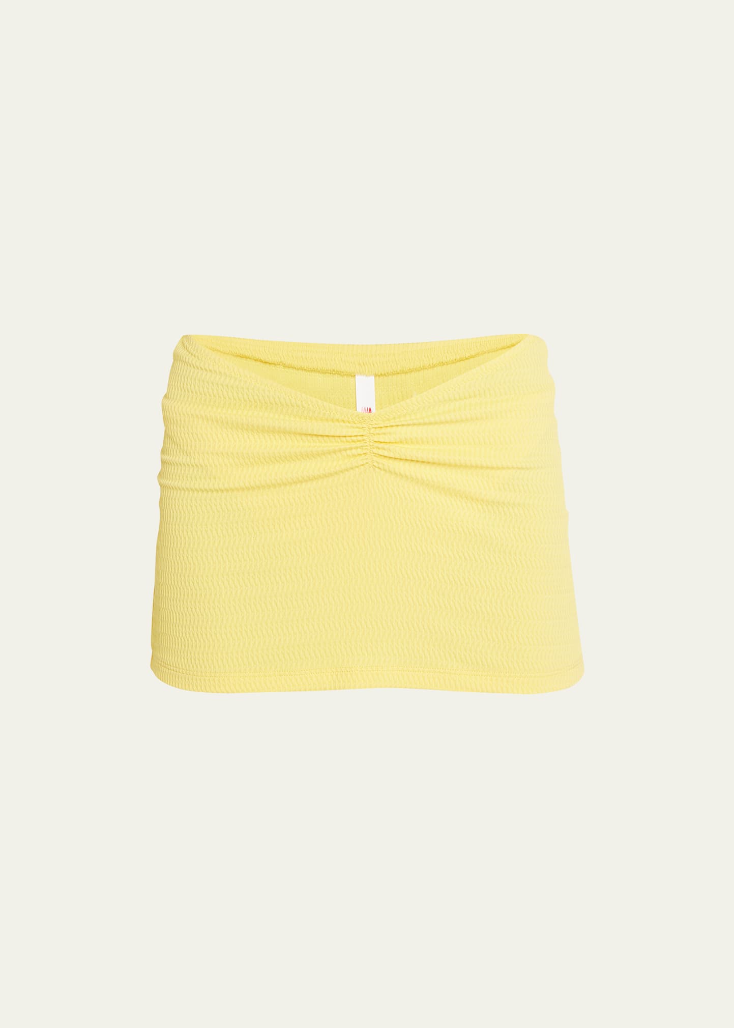 The Lana Crinkle Rib Swim Skirt