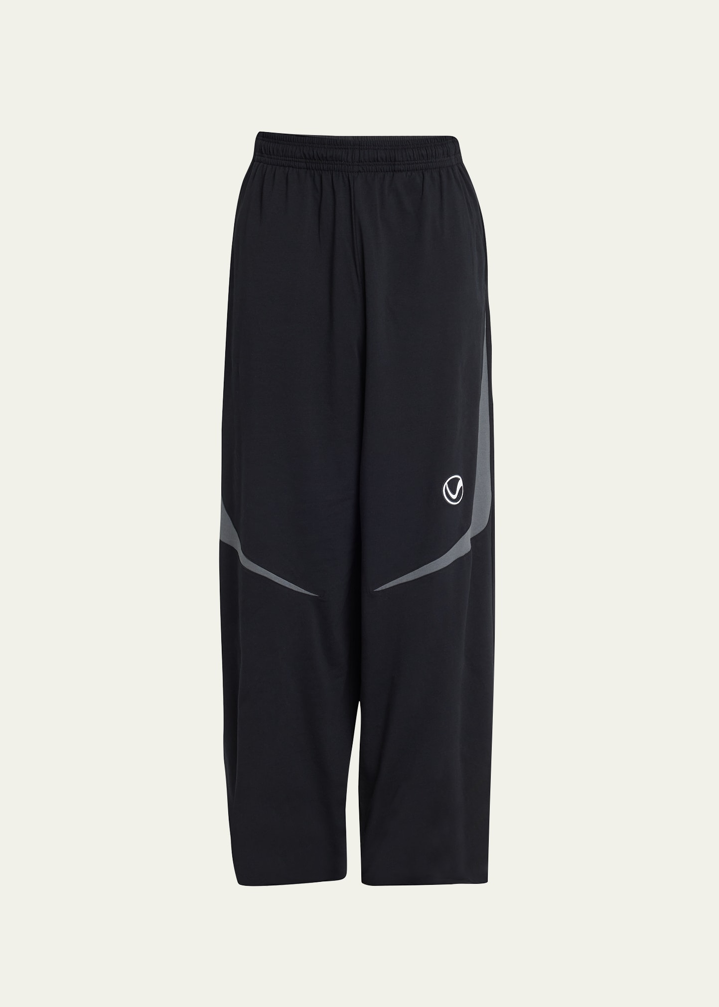 Vetements Wide-leg Cotton-jersey Sweatpants In Black | ModeSens