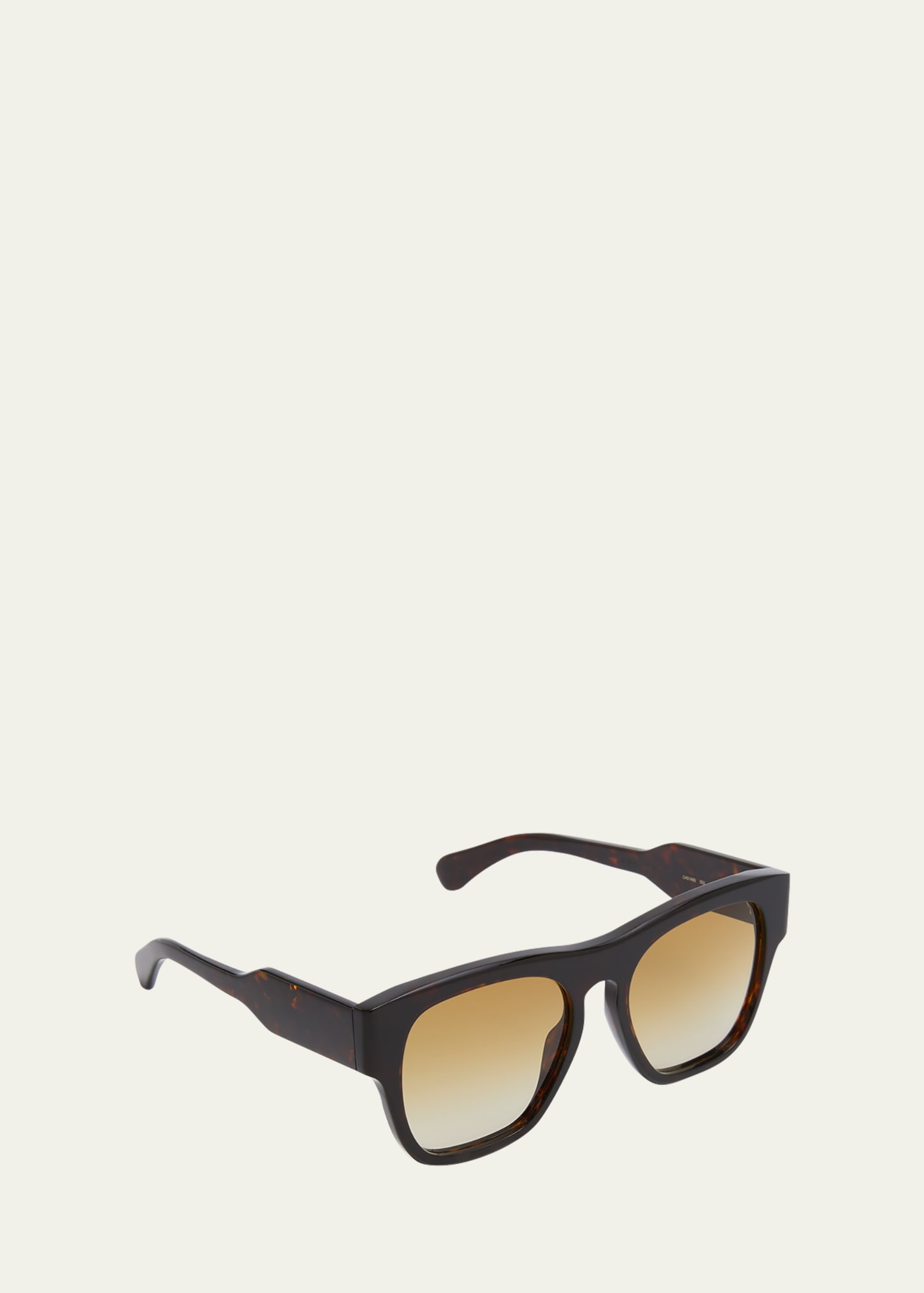 CHLOÉ GRADIENT SQUARE ACETATE SUNGLASSES