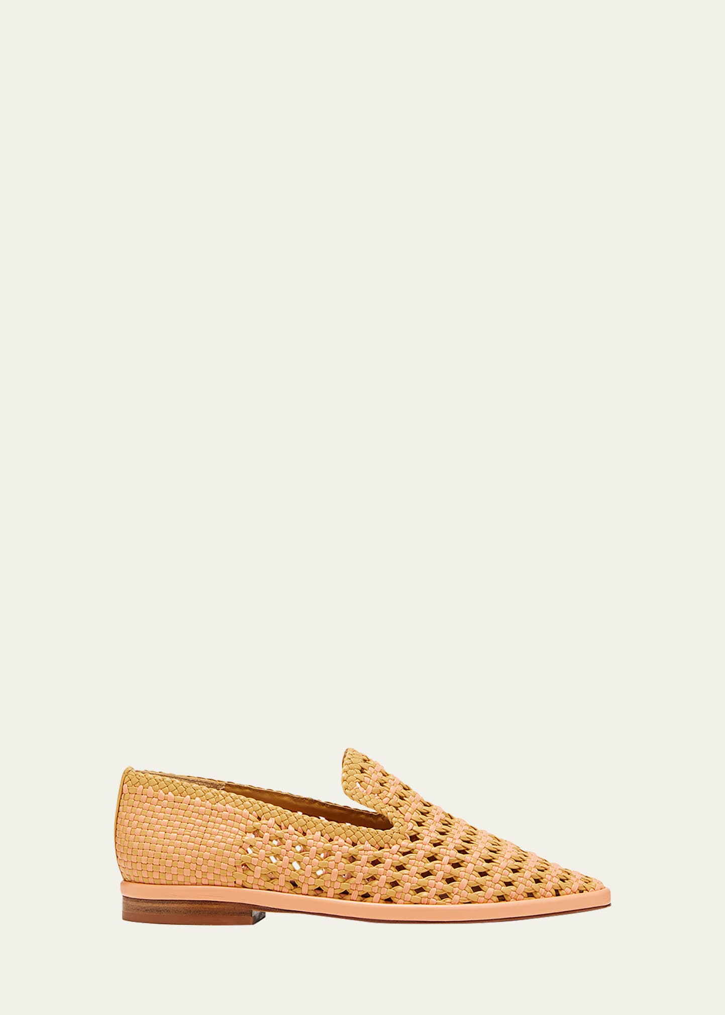 Clergerie Paris Omen Braided Leather Slip-On Loafers
