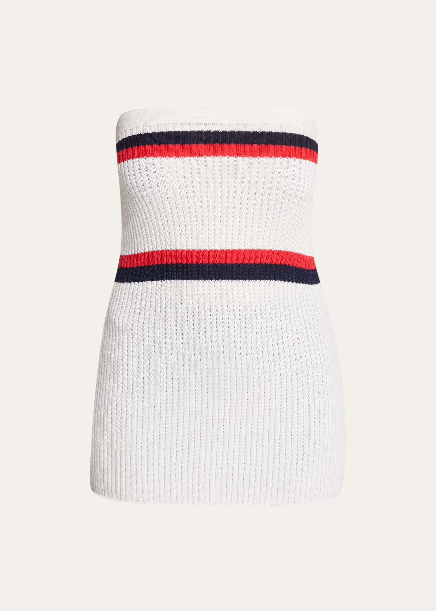 MERYLL ROGGE RIB STRIPE BUSTIER