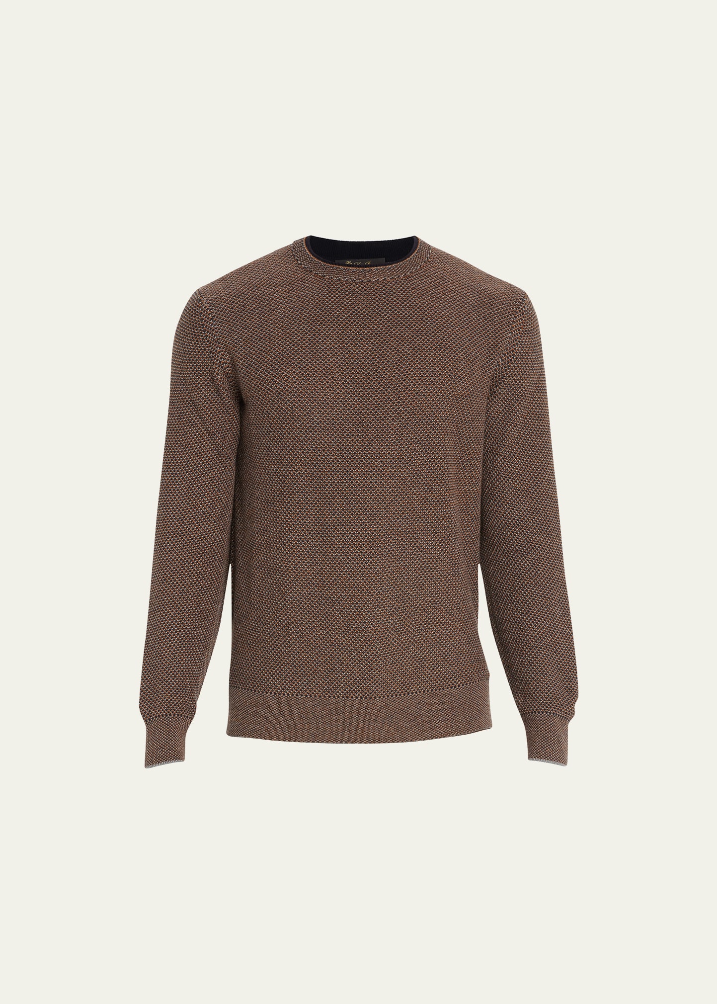 Loro Piana Men's Cashmere Girocollo City Crewneck Sweater In J1f0 V Dark Bluec