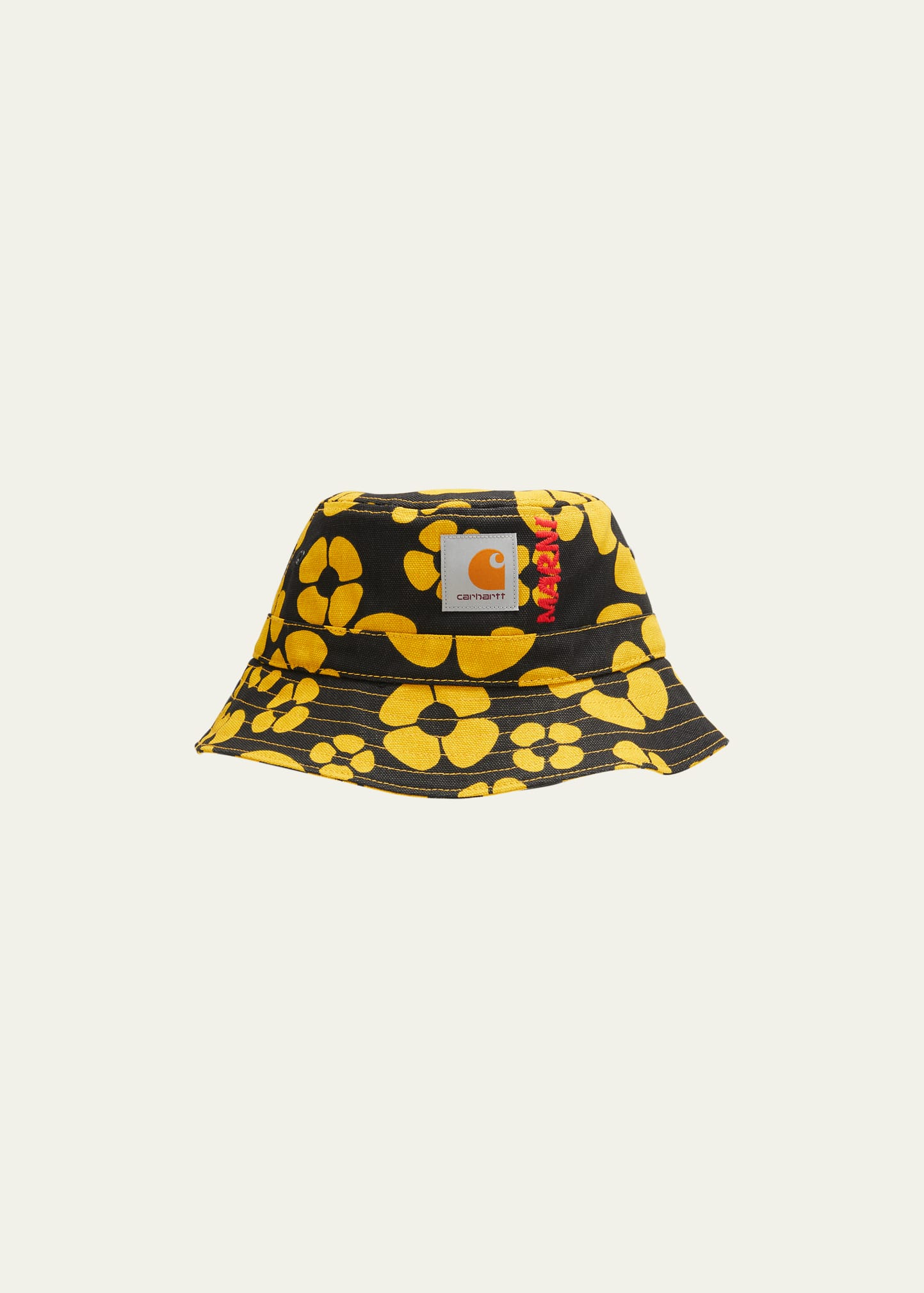 x Carhartt Men's Clover-Print Canvas Bucket Hat