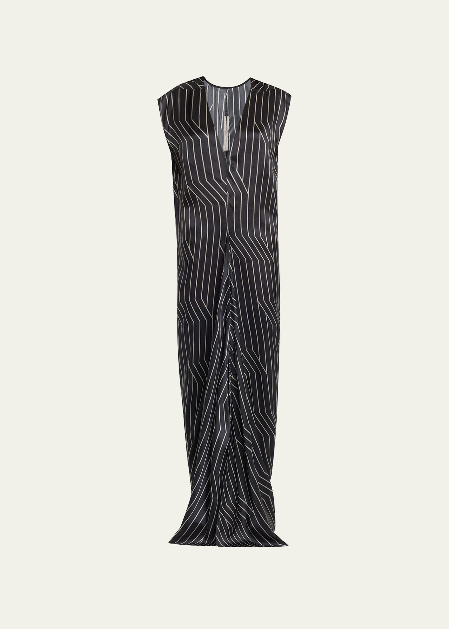 Rick Owens Abstract-print Lobster Gown In Oxford