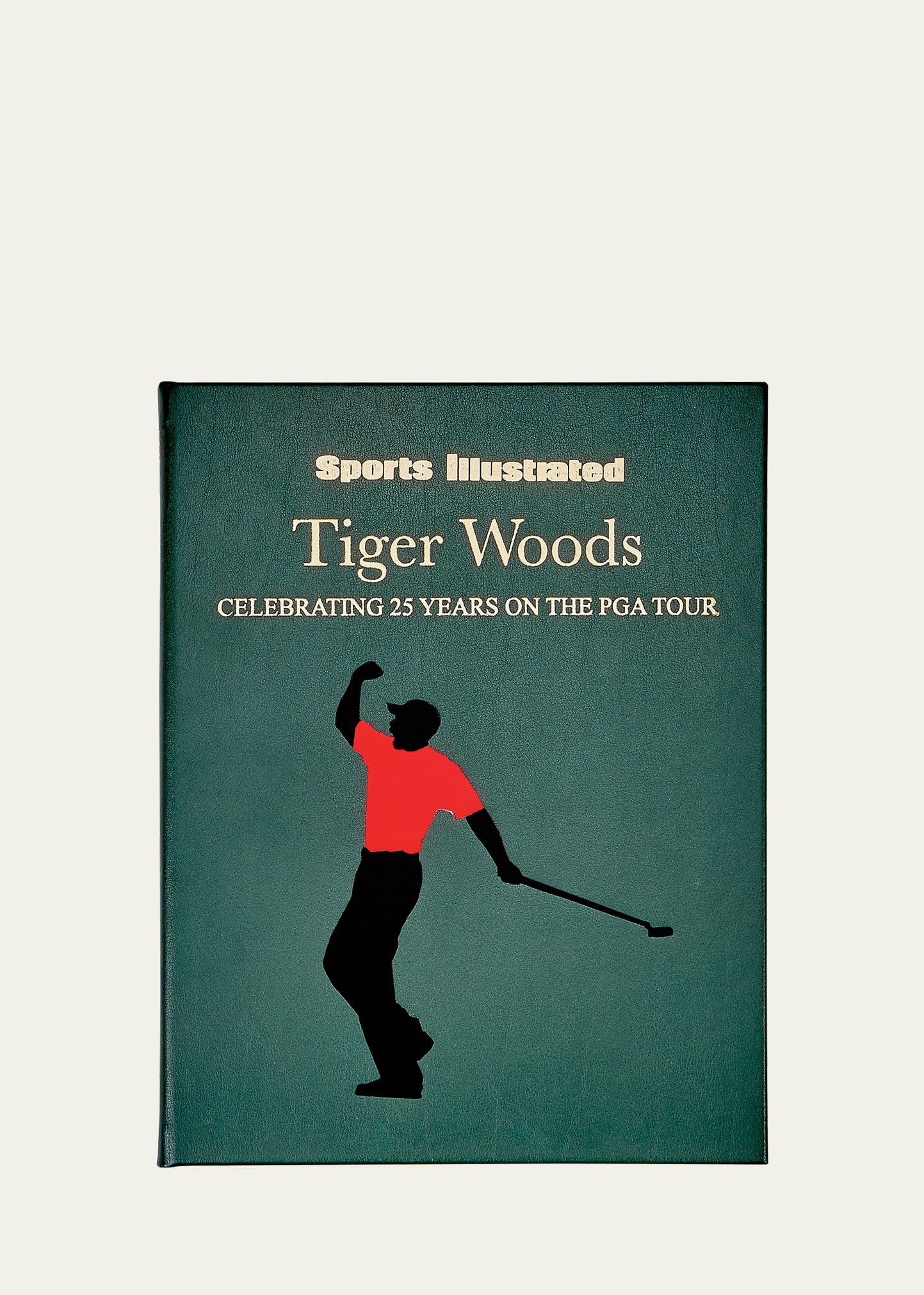 Graphic Image Tiger Woods - Celebrating 25 Years On The Pga Tour Personalizable Book In Green