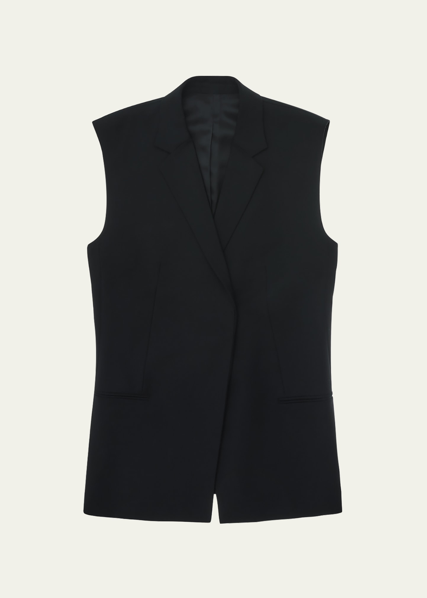 Helmut Lang Blazer Vest In Black