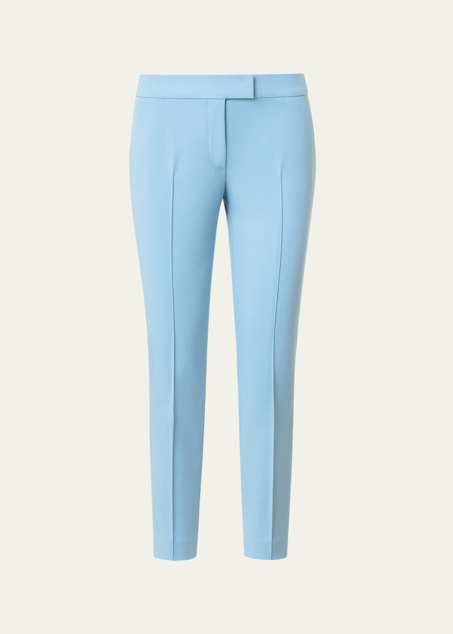 Akris Punto Frankie Gabardine Cotton Chino Pants In Sky