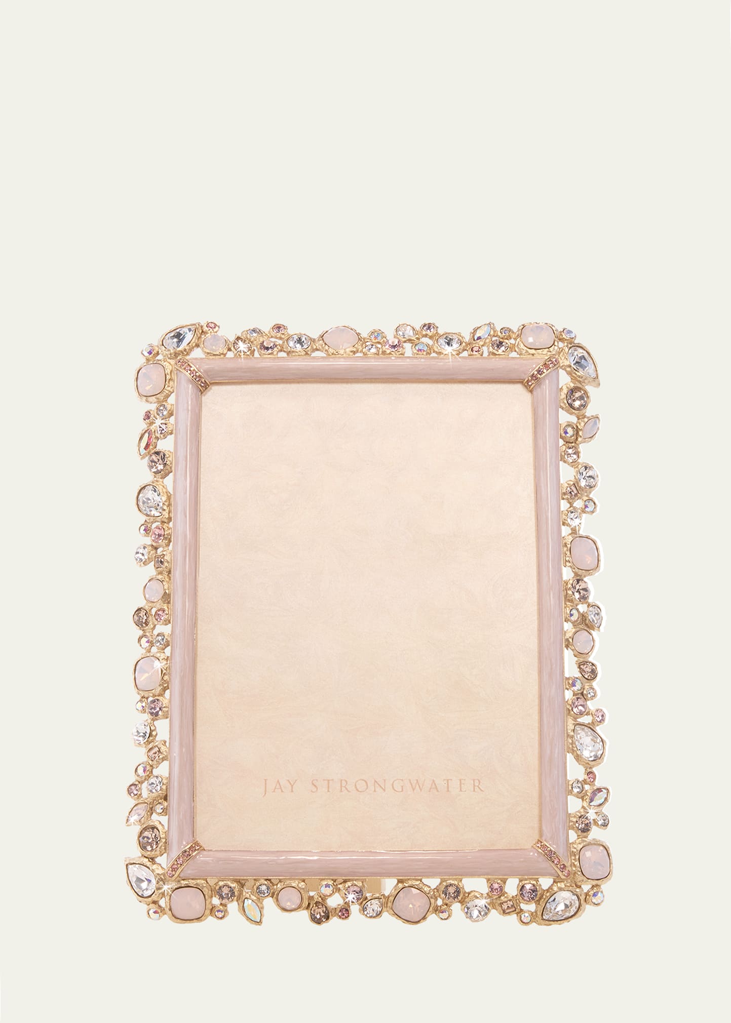 Baby Pink Bejeweled Frame, 5" x 7"