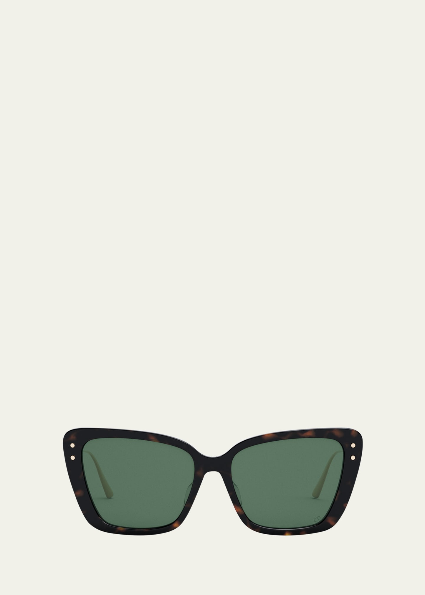 Dior Miss B5f 56mm Butterfly Sunglasses In Dark Havana Green