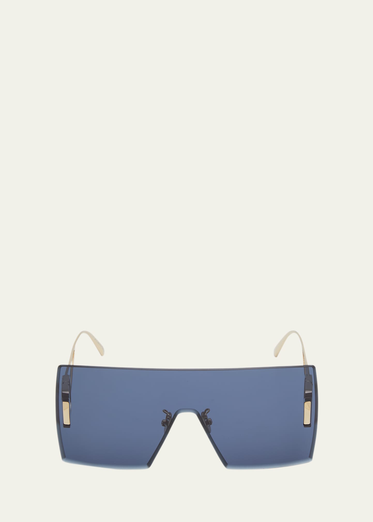 Shop Dior 30montaigne M1u Sunglasses In Shiny Gold Dh Blu