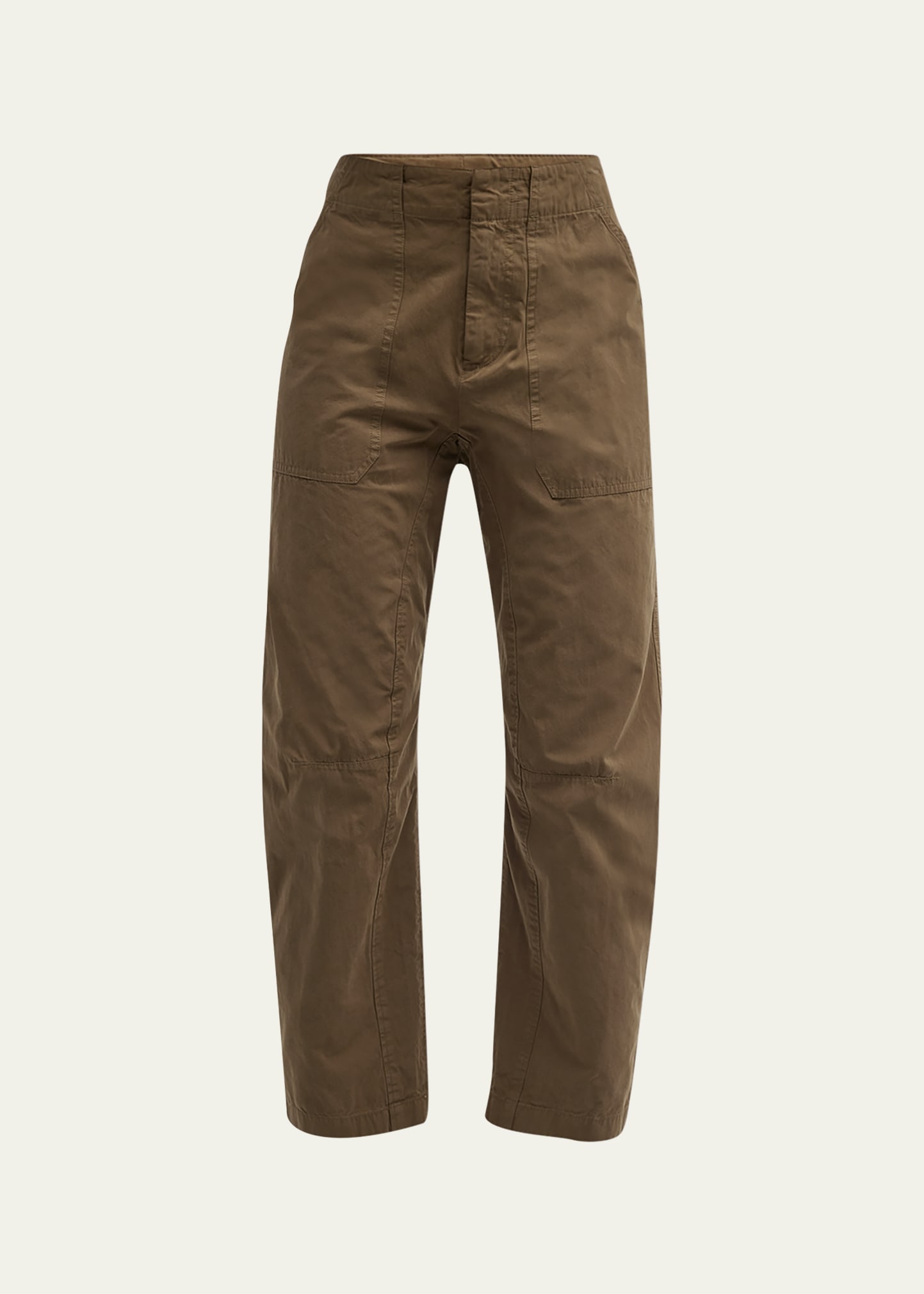 Shop Rag & Bone Leyton Workwear Ankle Pants In Olive Gree