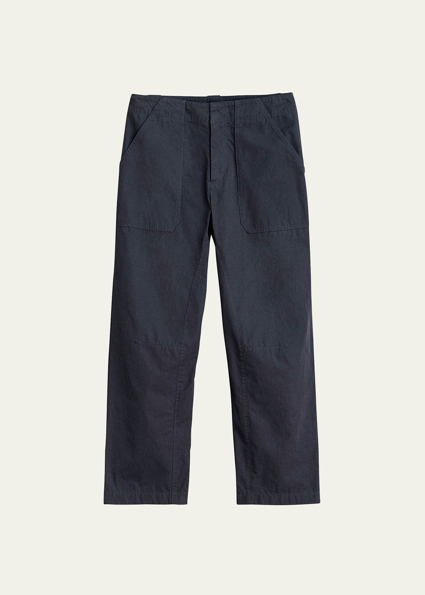Rag & Bone Leyton Crop Cotton Work Pants In Salute