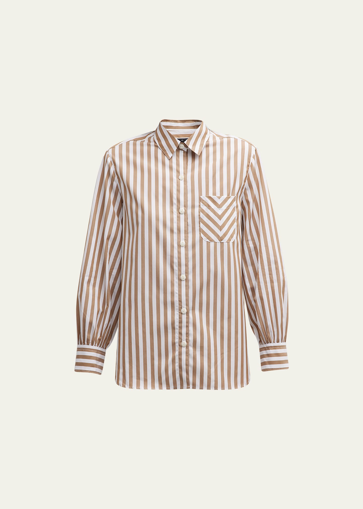 Maxine Striped Button-Front Shirt