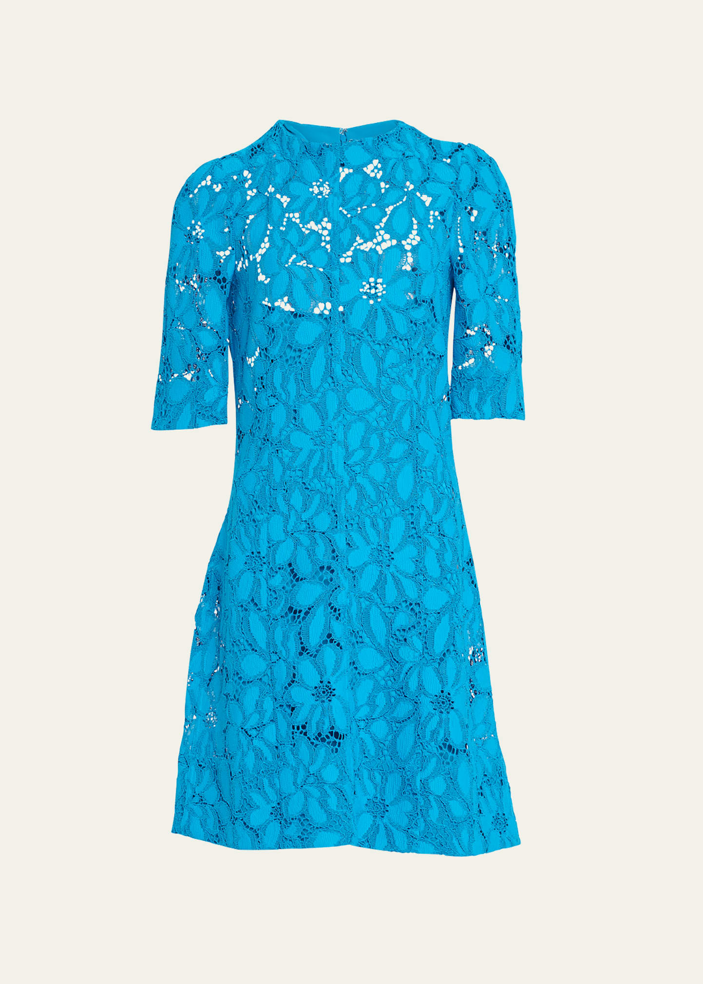 Proenza Schouler Floral Lace Short Suiting Dress