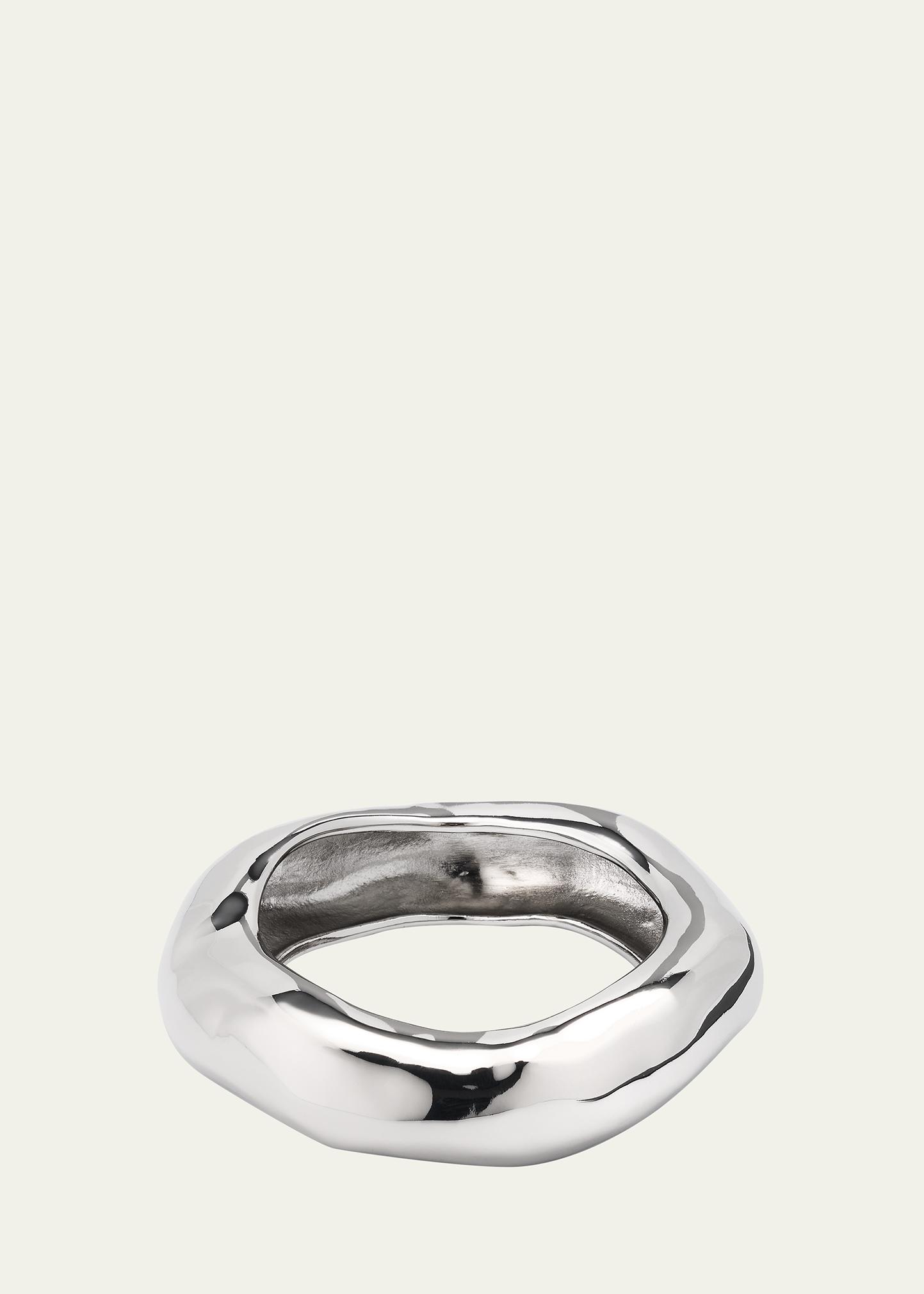 Large Molten Bangle Bracelet