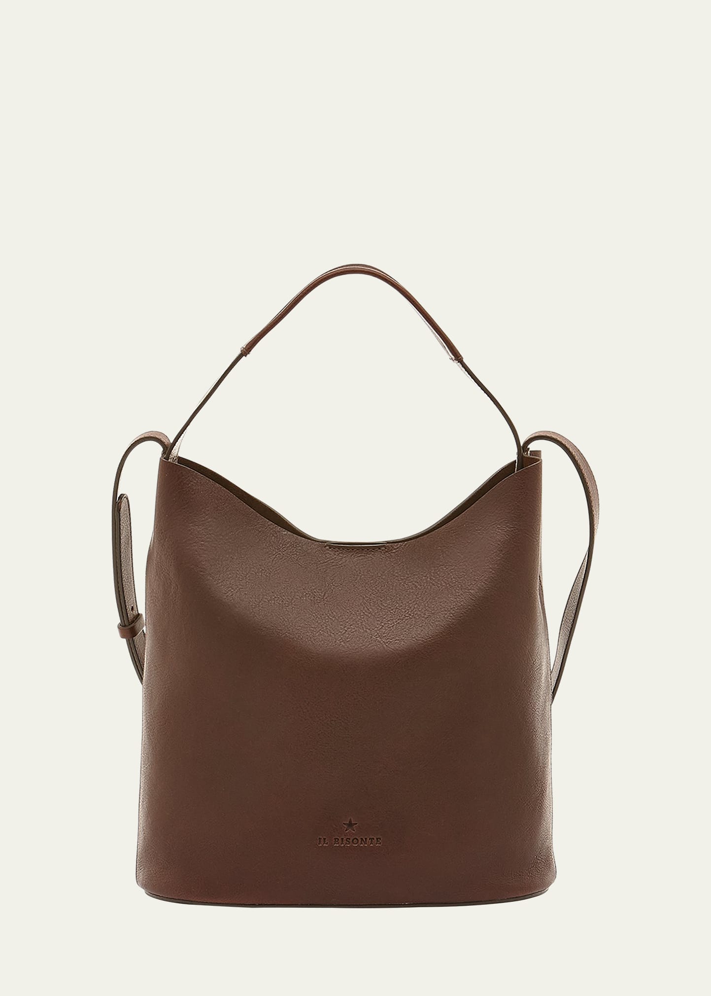 Le Laudi Leather Bucket Bag