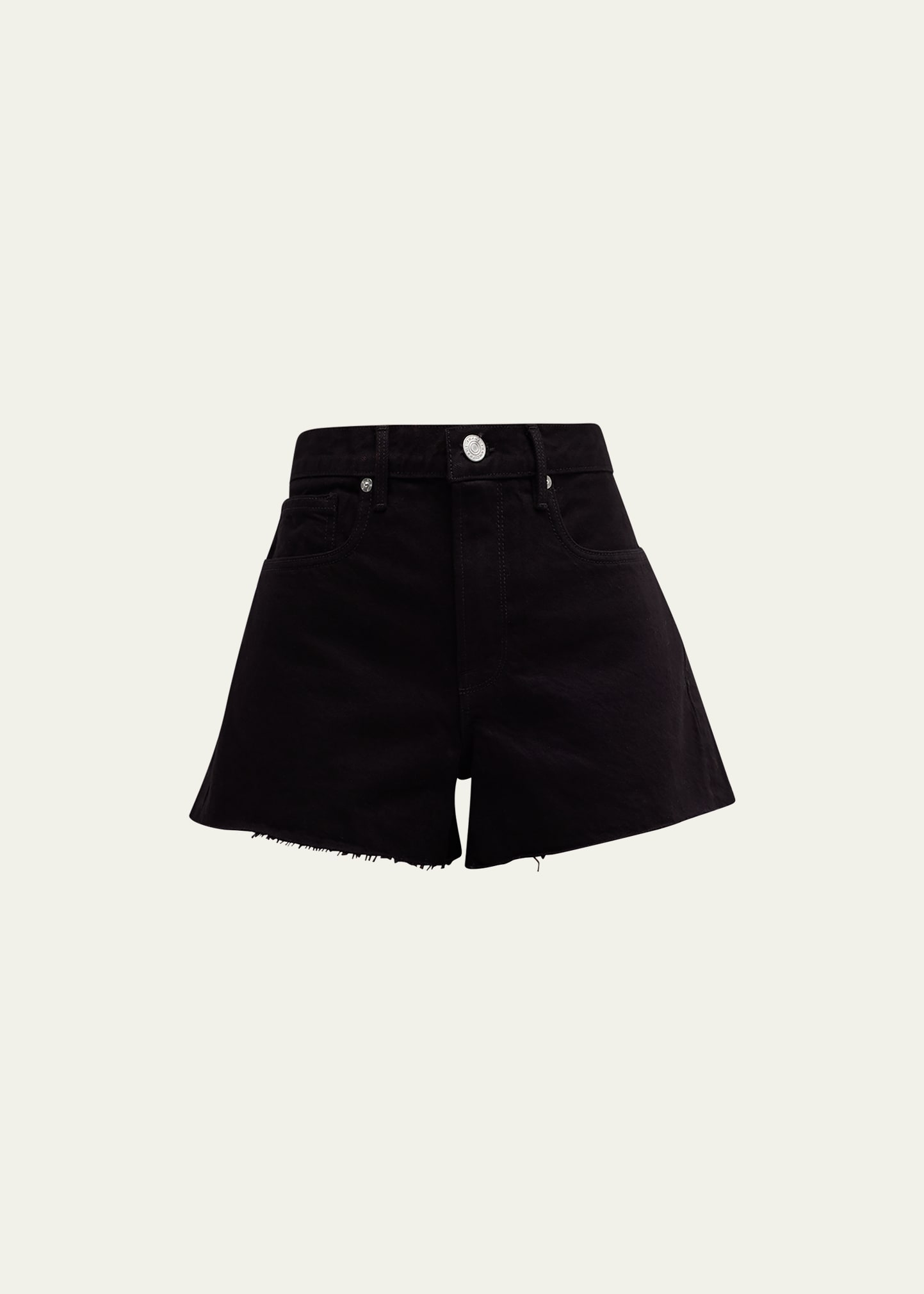 Le Brigette Raw Hem Denim Shorts