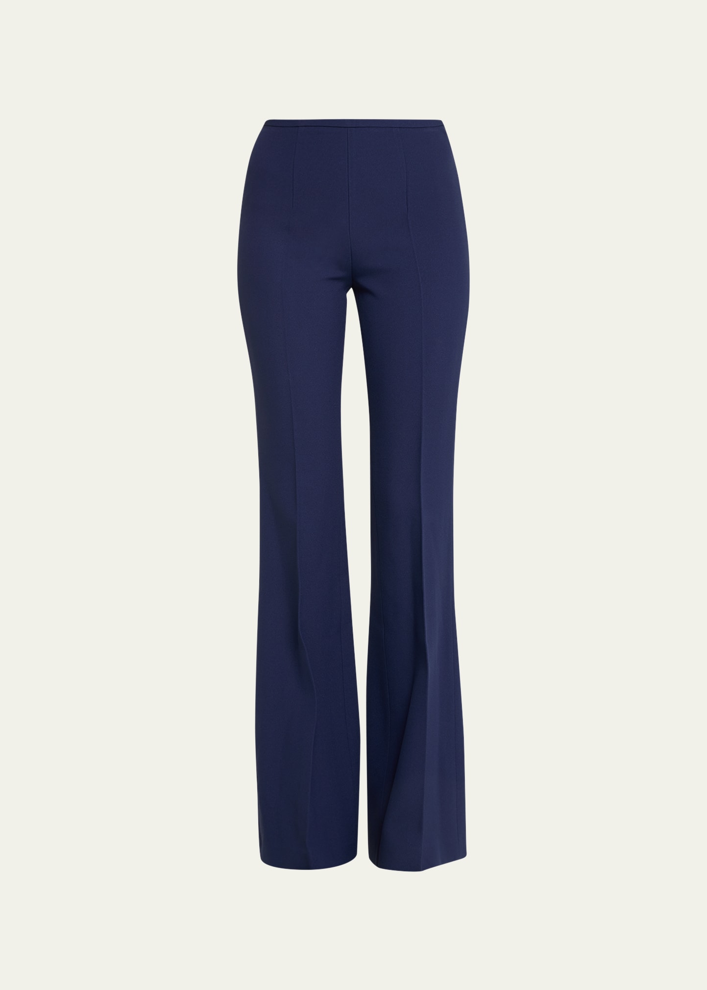 Michael Kors Collection Brooke Side-Zip Flare Pants