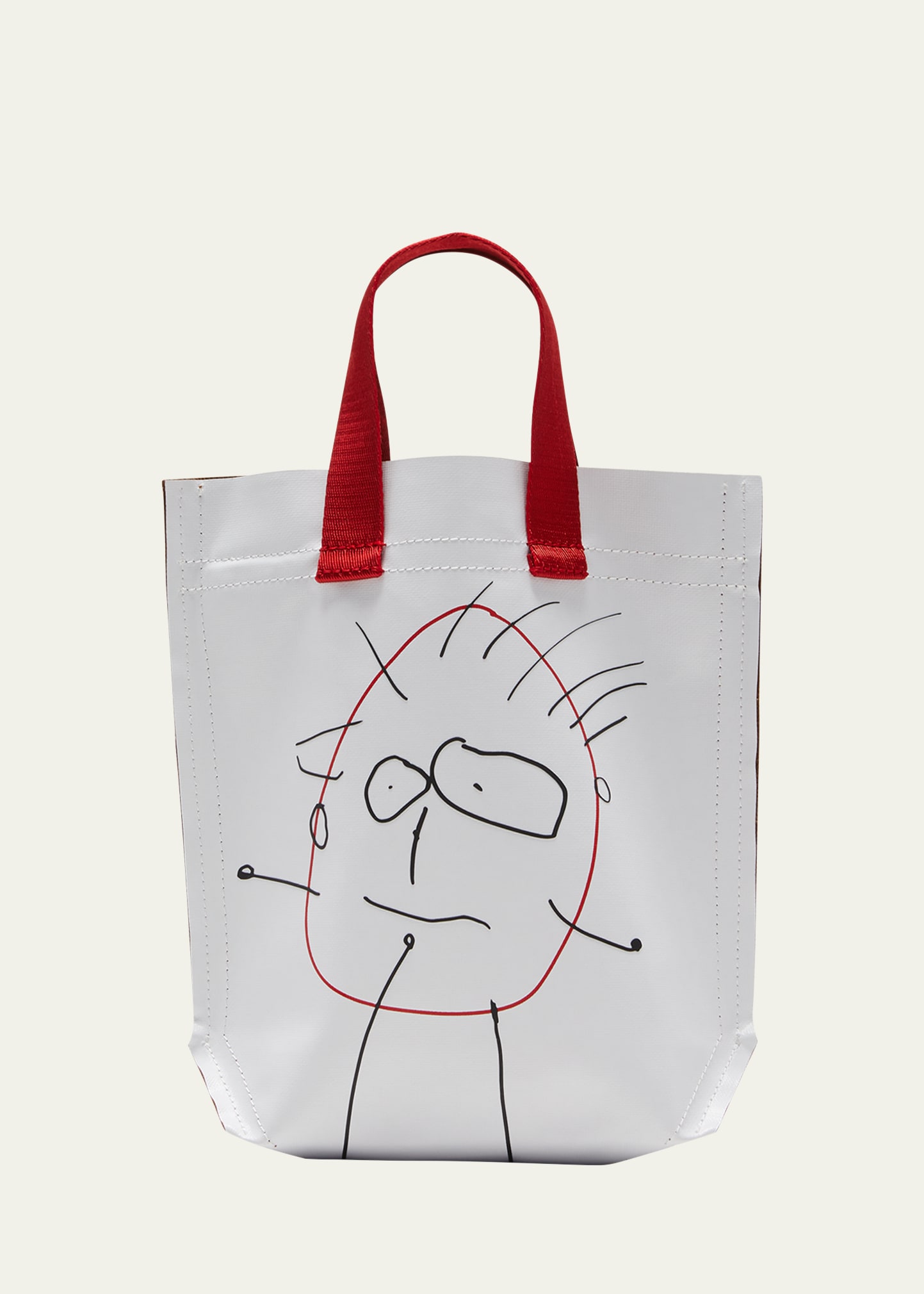 Mini Printed Shopper Tote Bag