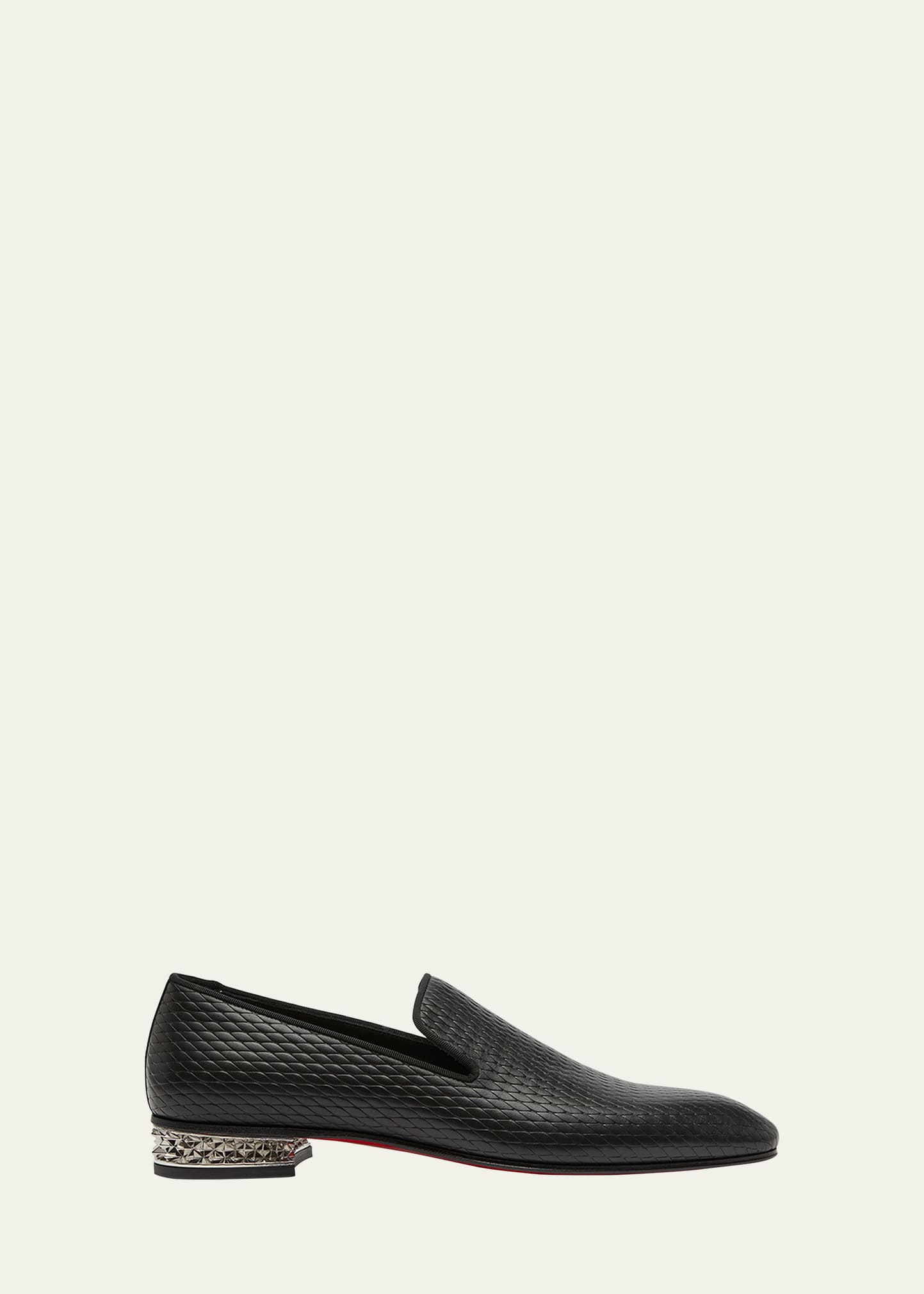 Men's Dandyrocks Spike-Heel Leather Loafers