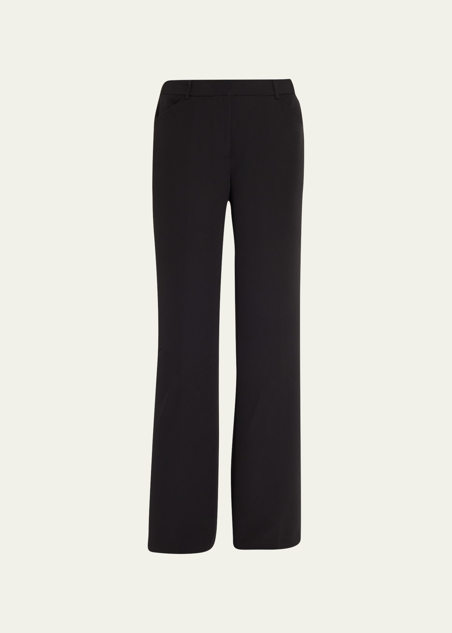 Kobi Halperin Ryan Straight-leg Twill Pants In Black