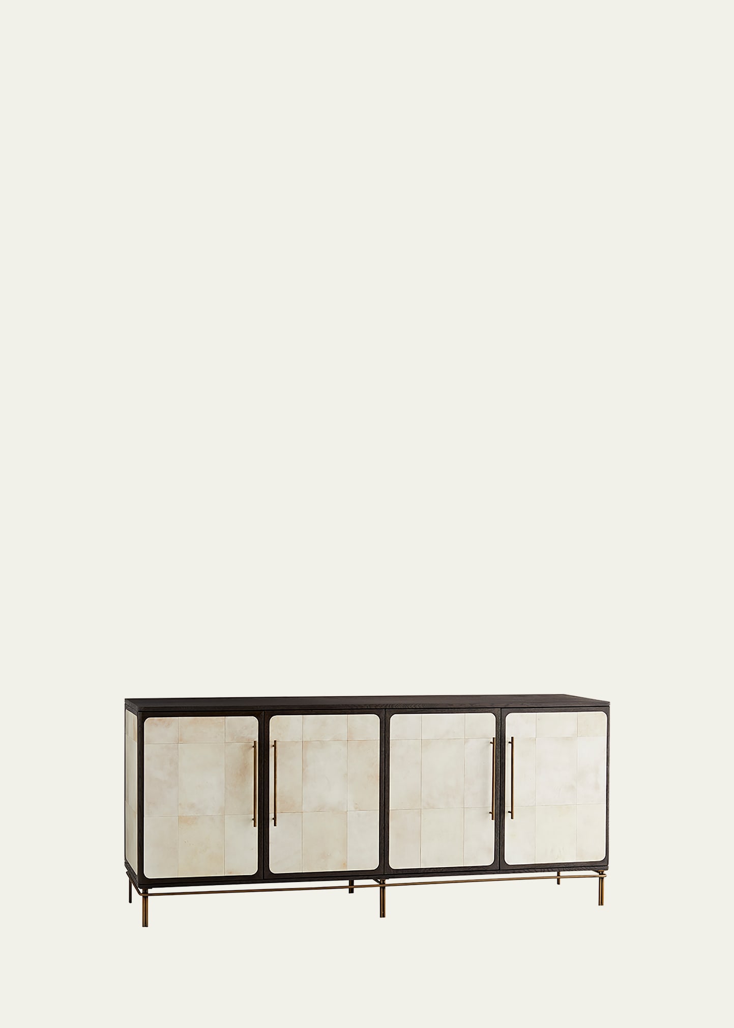 Arteriors Edison Credenza In Ebony, Ivory