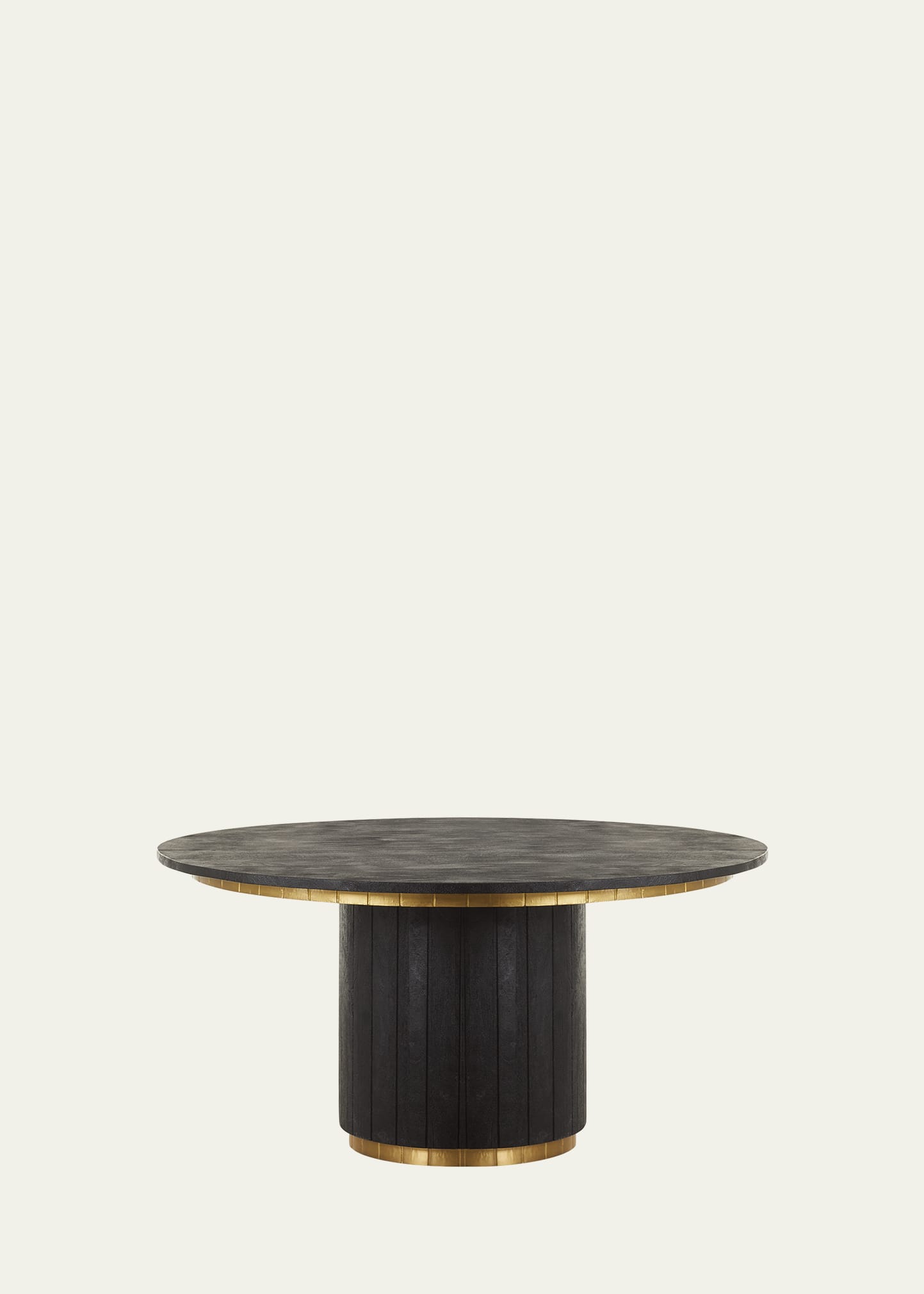 Arteriors Reid Dining Table In Black, Gold