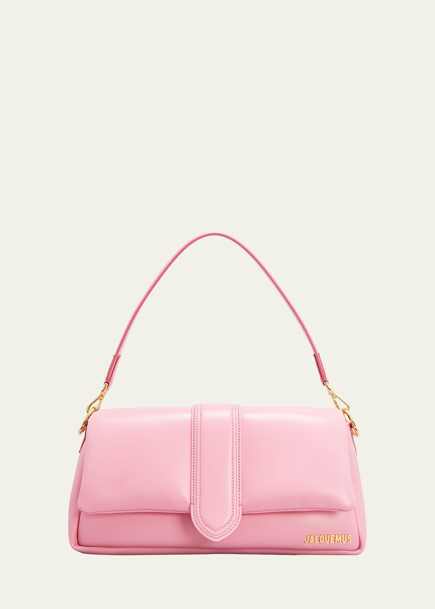 Jacquemus Le Bambimou Padded Shoulder Bag In Light Pink