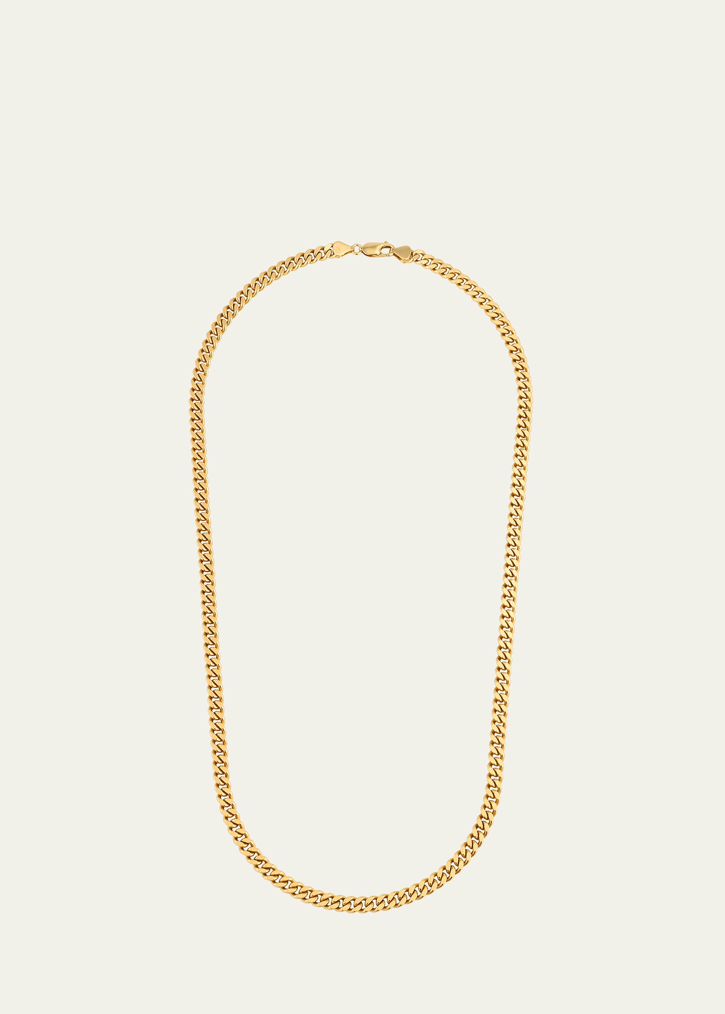 Men's 14K Yellow Gold XL Heavy Cuban Chain Necklace, 5.7mm, 24"L