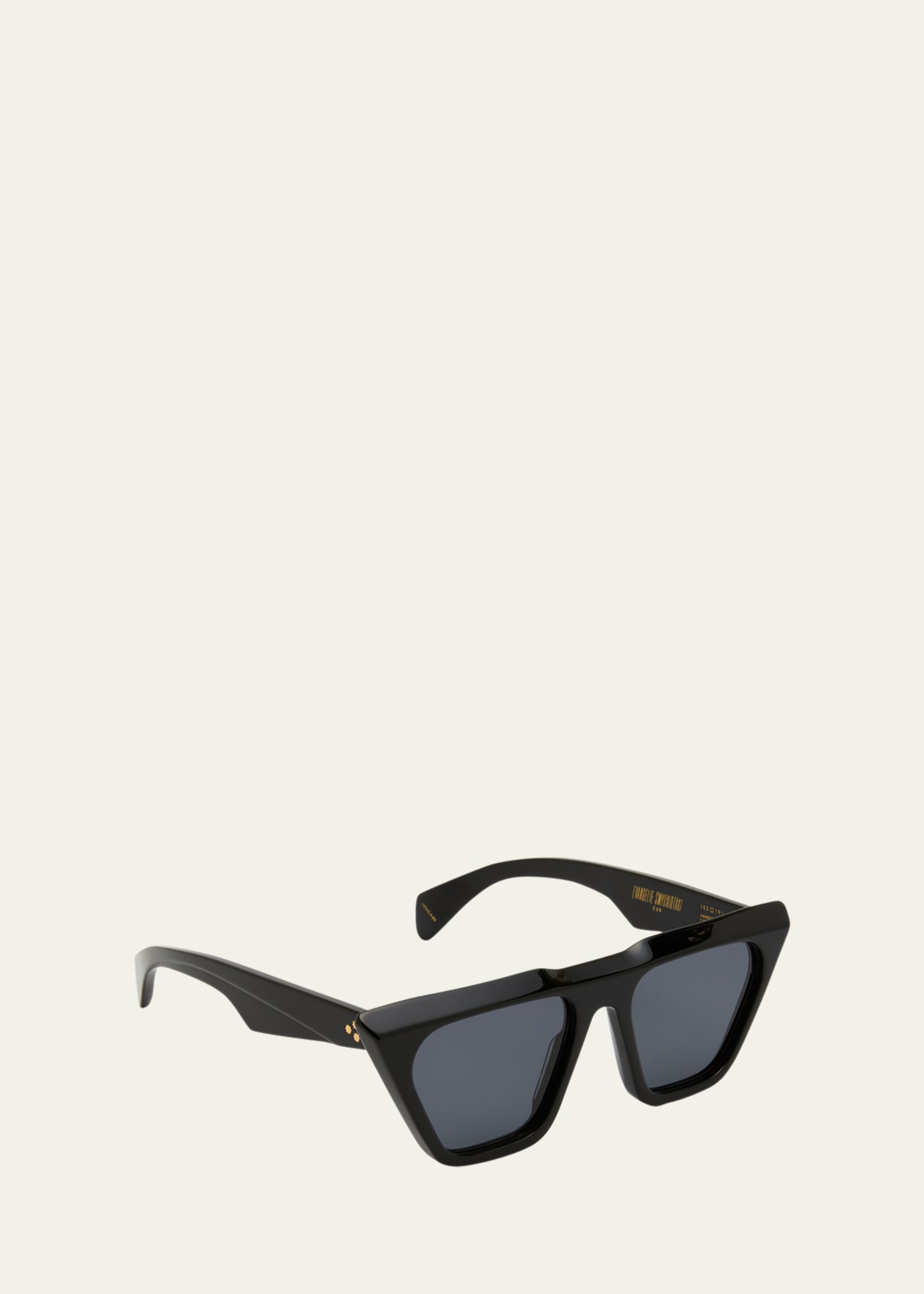 Jacques Marie Mage Eva Acetate Cat-eye Sunglasses In Black | ModeSens