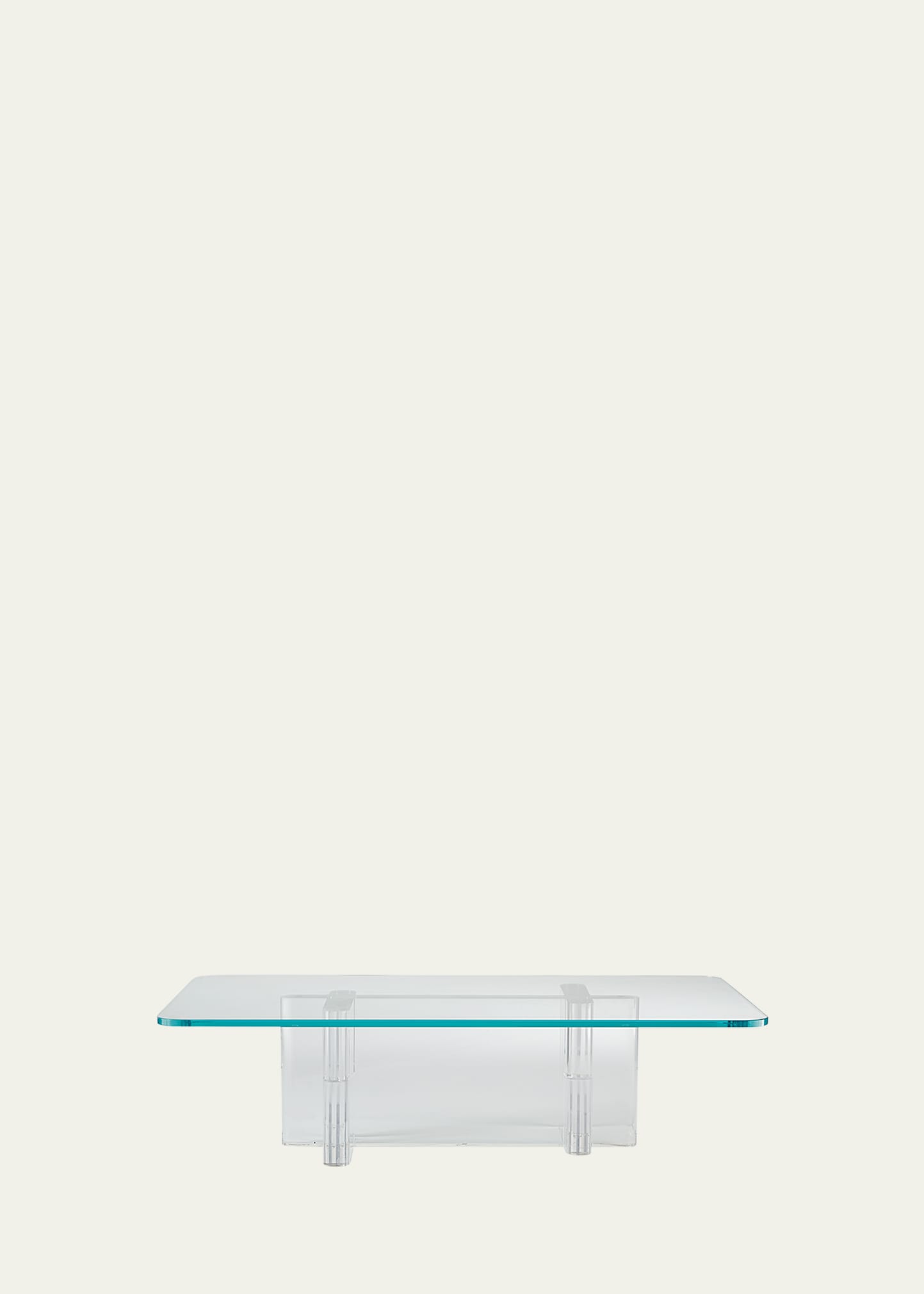 Interlude Home Naomi Cocktail Table In Clear