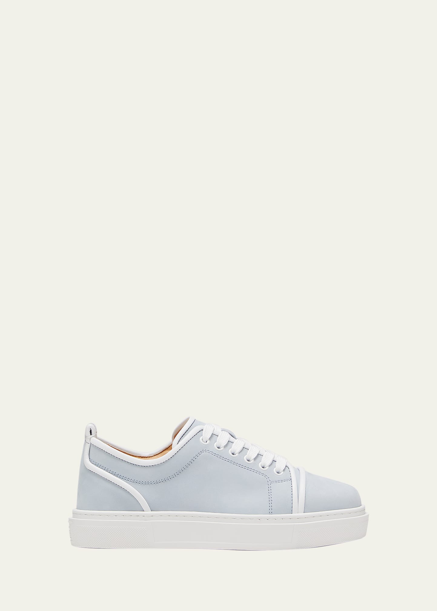 Christian Louboutin Adolon Donna Red Sole Low-top Sneakers In 