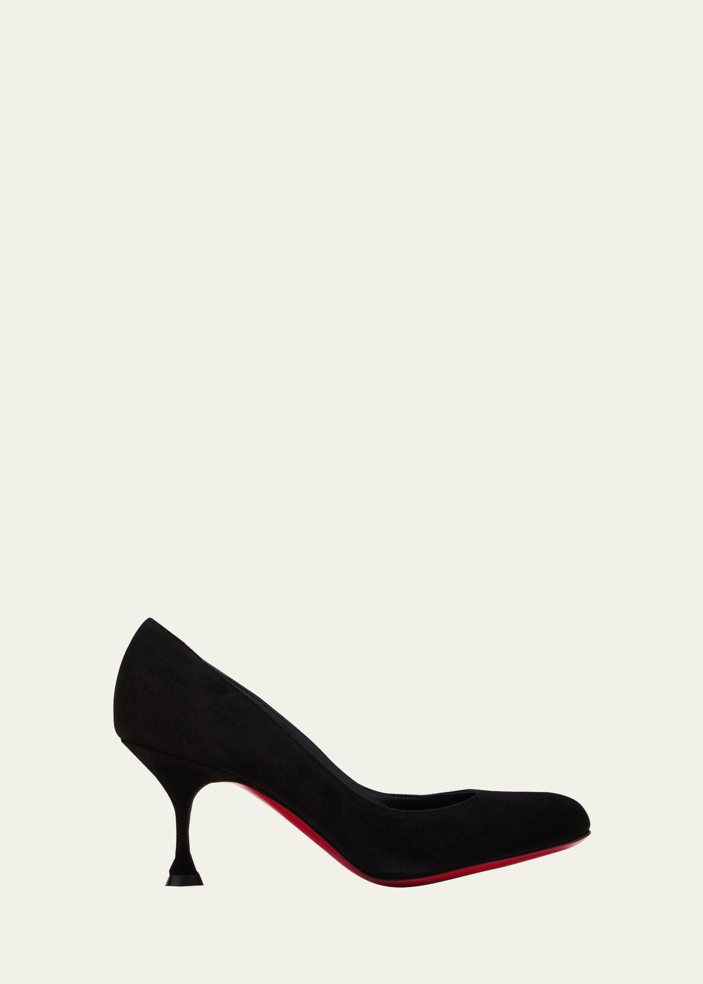 CHRISTIAN LOUBOUTIN STELLA SUEDE RED SOLE PUMPS