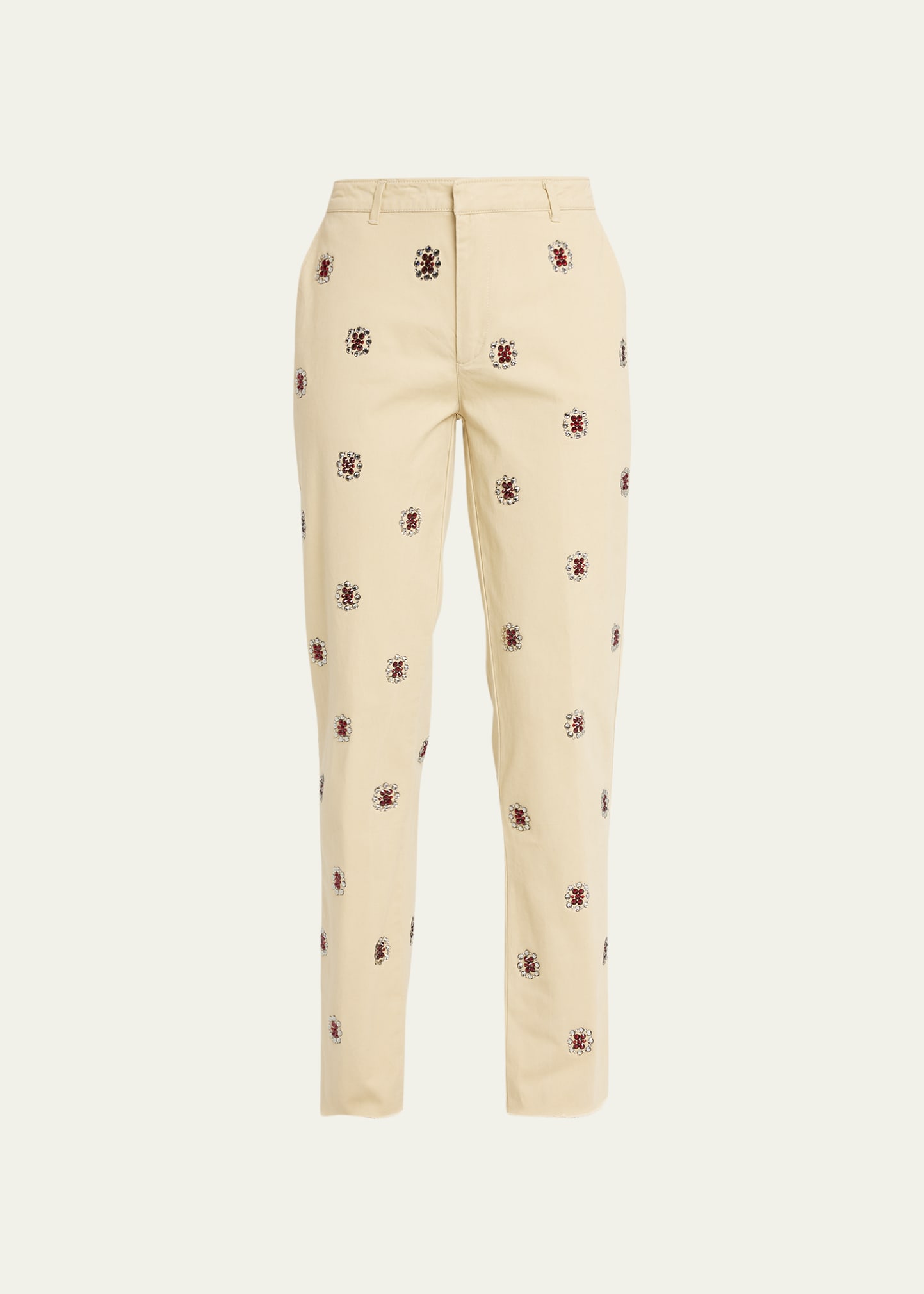 Victorian Pins Embellished Chinos