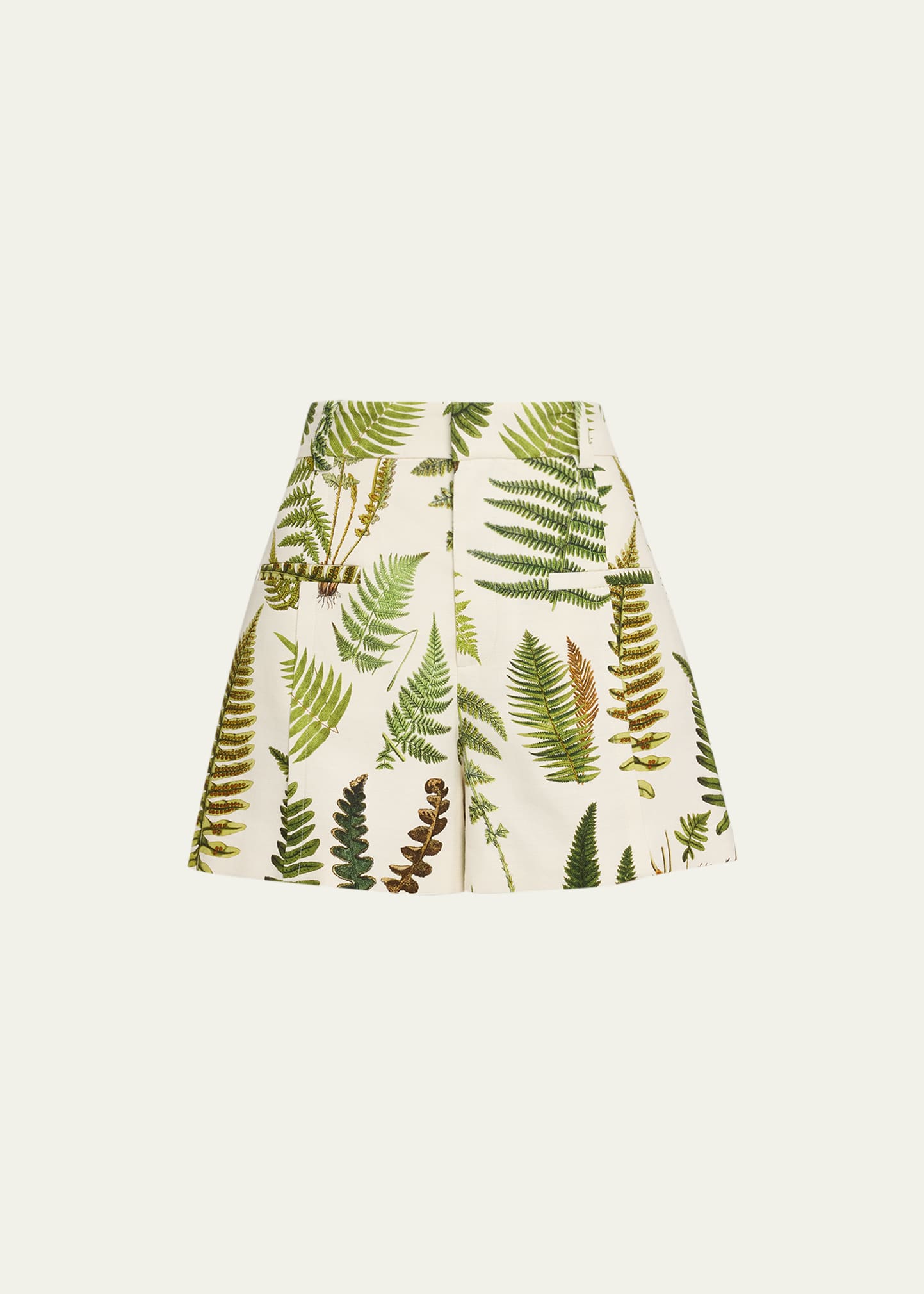 Fernie High-Waist Printed Shorts