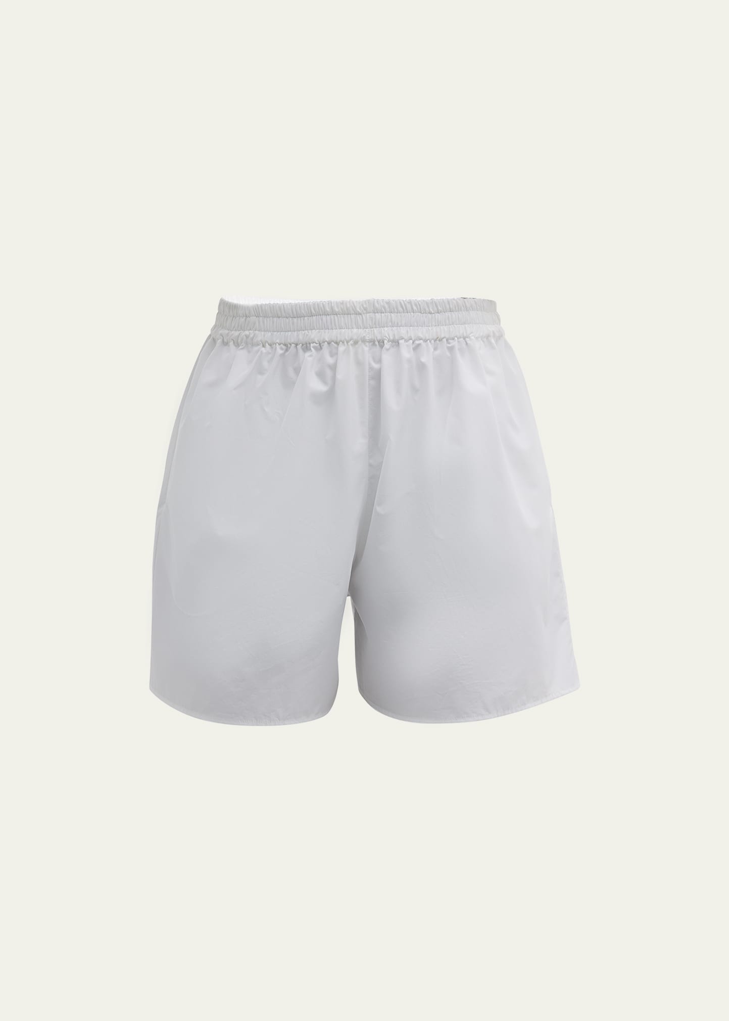 Shop The Row Gunther Cotton Pull-on Shorts In White