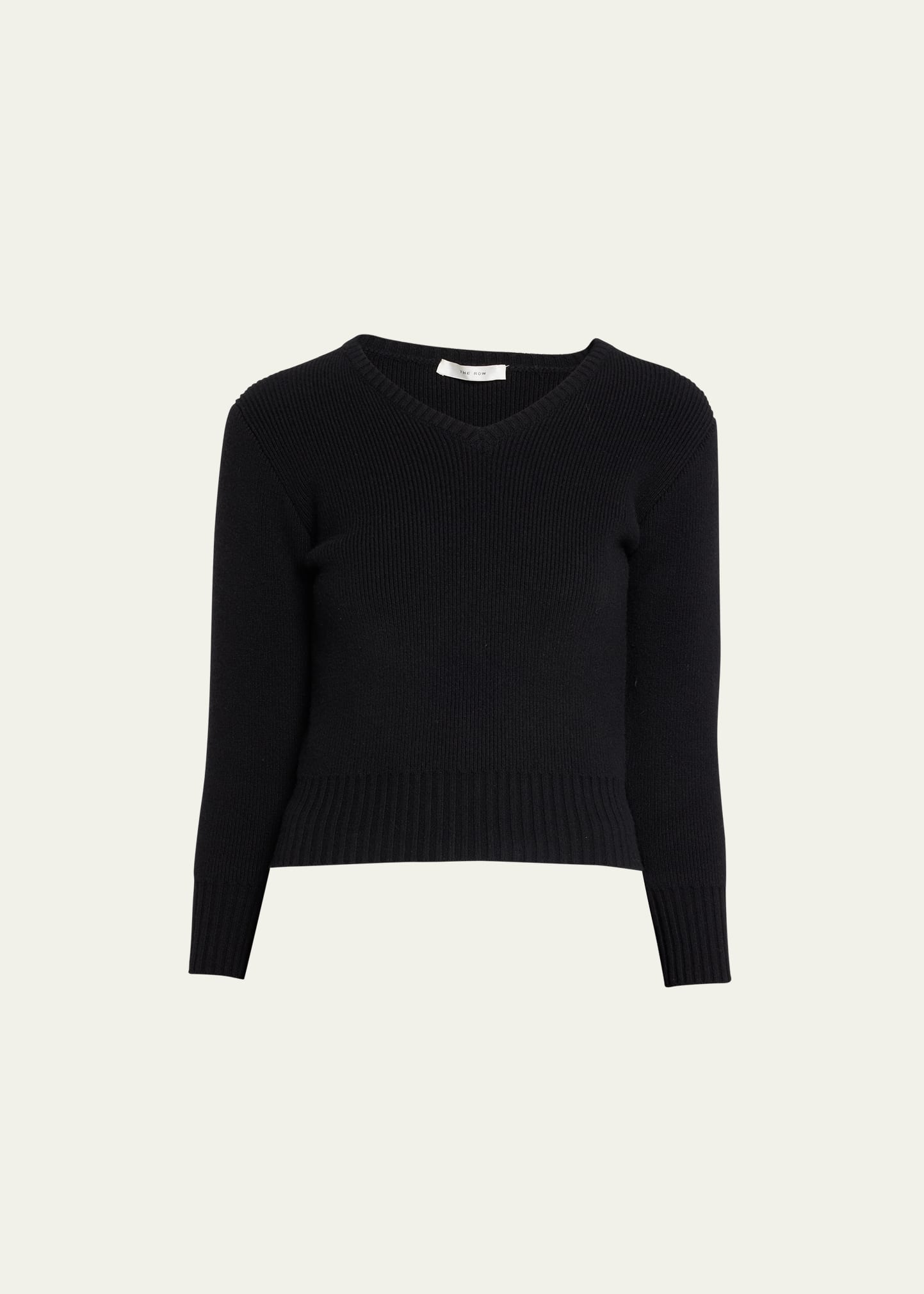 THE ROW CAEL CASHMERE BLEND KNIT TOP