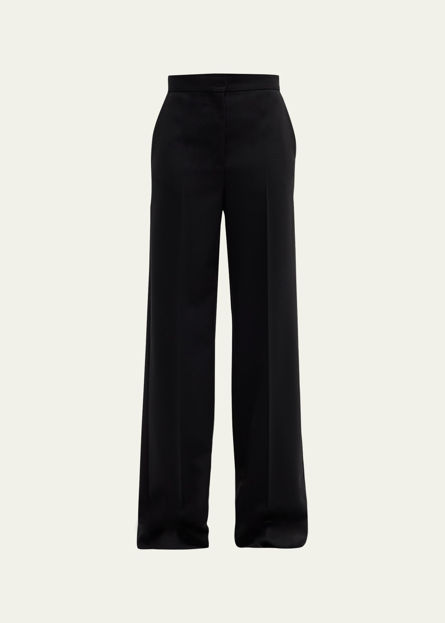 THE ROW DELTON HIGH-RISE WIDE-LEG WOOL PANTS