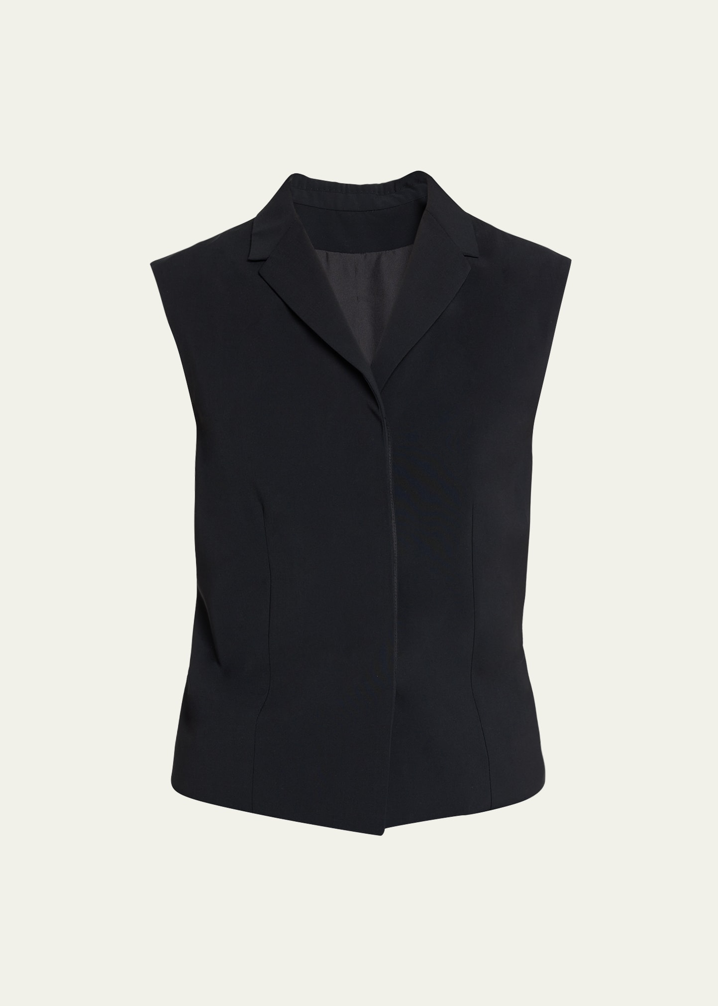 THE ROW VESTINA NOTCHED-COLLAR WOOL-BLEND VEST