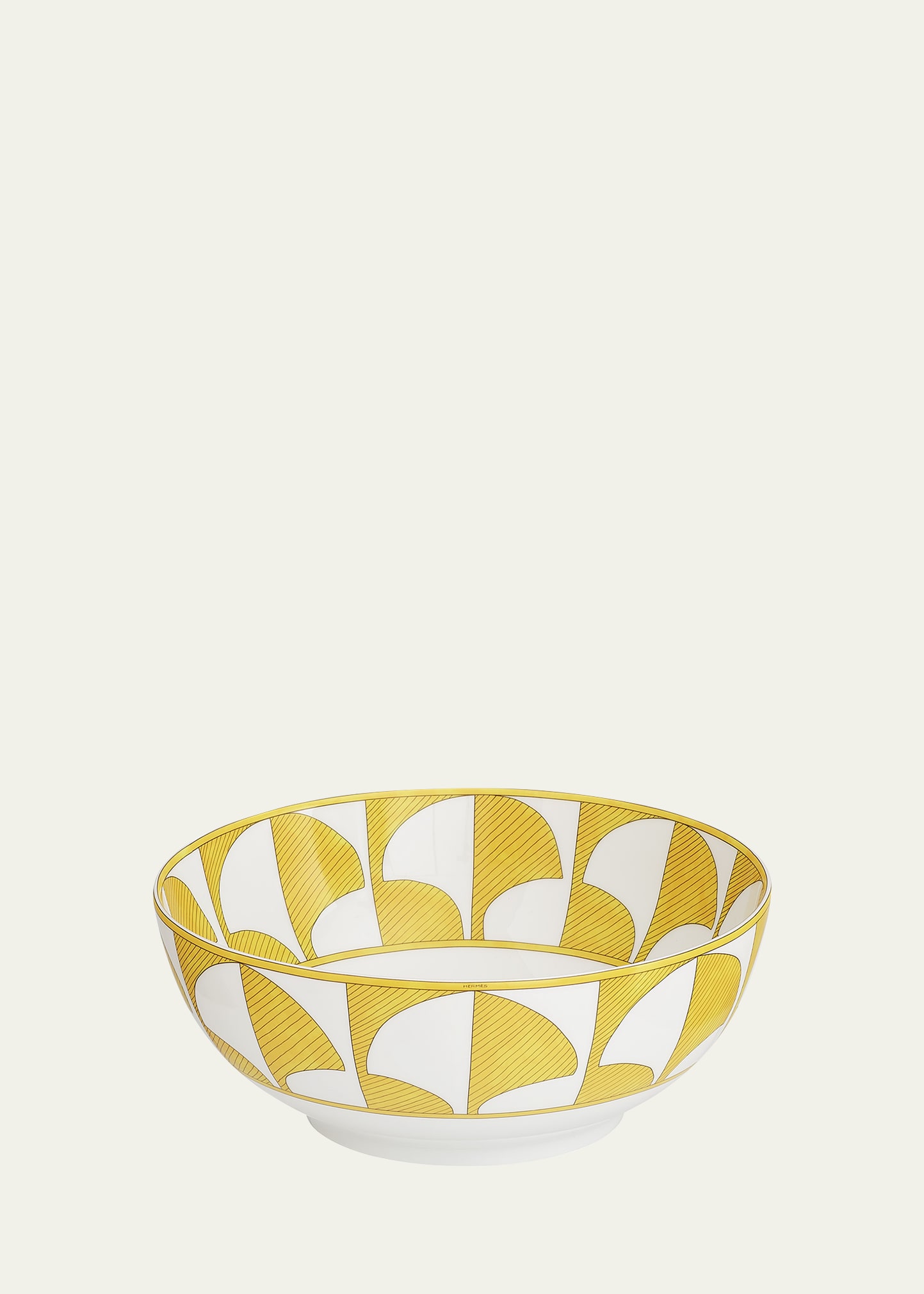 Hermes Soleil D' Small Salad Bowl, 88 Oz. In Yellow